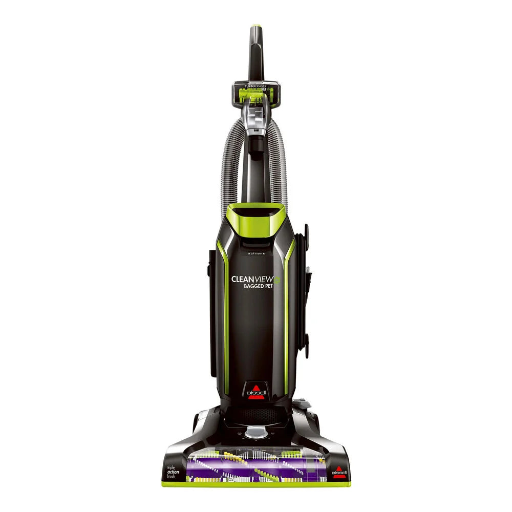 Bissell 20193 CleanView® Bagged Pet Upright Vacuum Cleaner - Powerful Pet Hair & Dirt Removal for Carpets & Hard Floors - Ideal for Pet Owners & Allergy Sufferers
