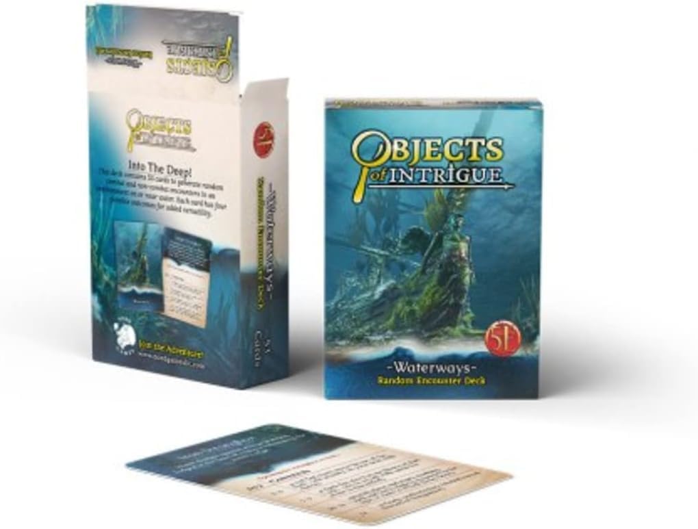 Game Masters Toolbox: Objects of Intrigue - Waterways | RPG Accessories for Dungeons & Dragons | Perfect for Fantasy Tabletop Adventures & Campaign Settings