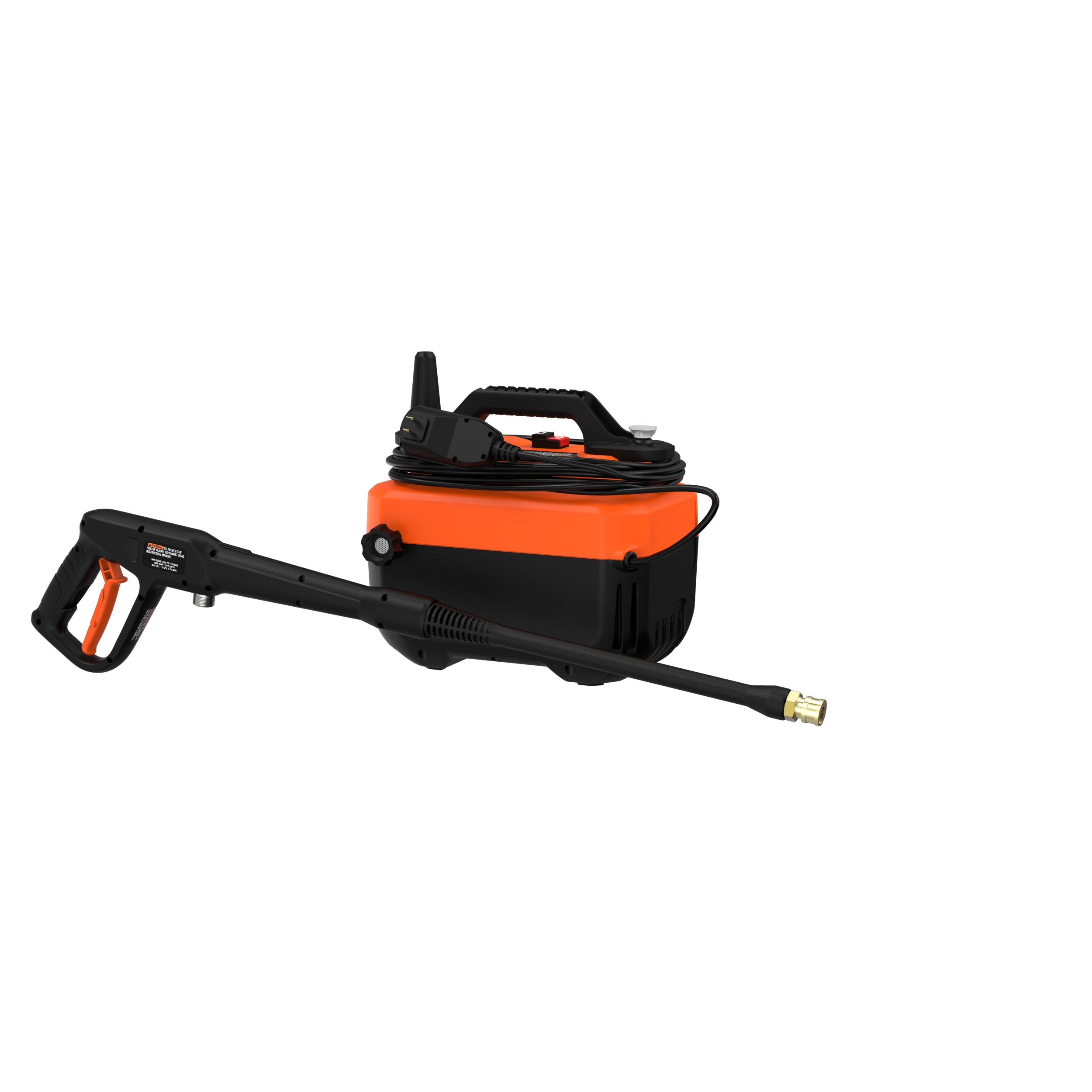 1,600 MAX PSI Electric Pressure Washer - 1.2 GPM Cold Water Power Cleaner for Home, Driveway, Deck, Patio & Car Washing