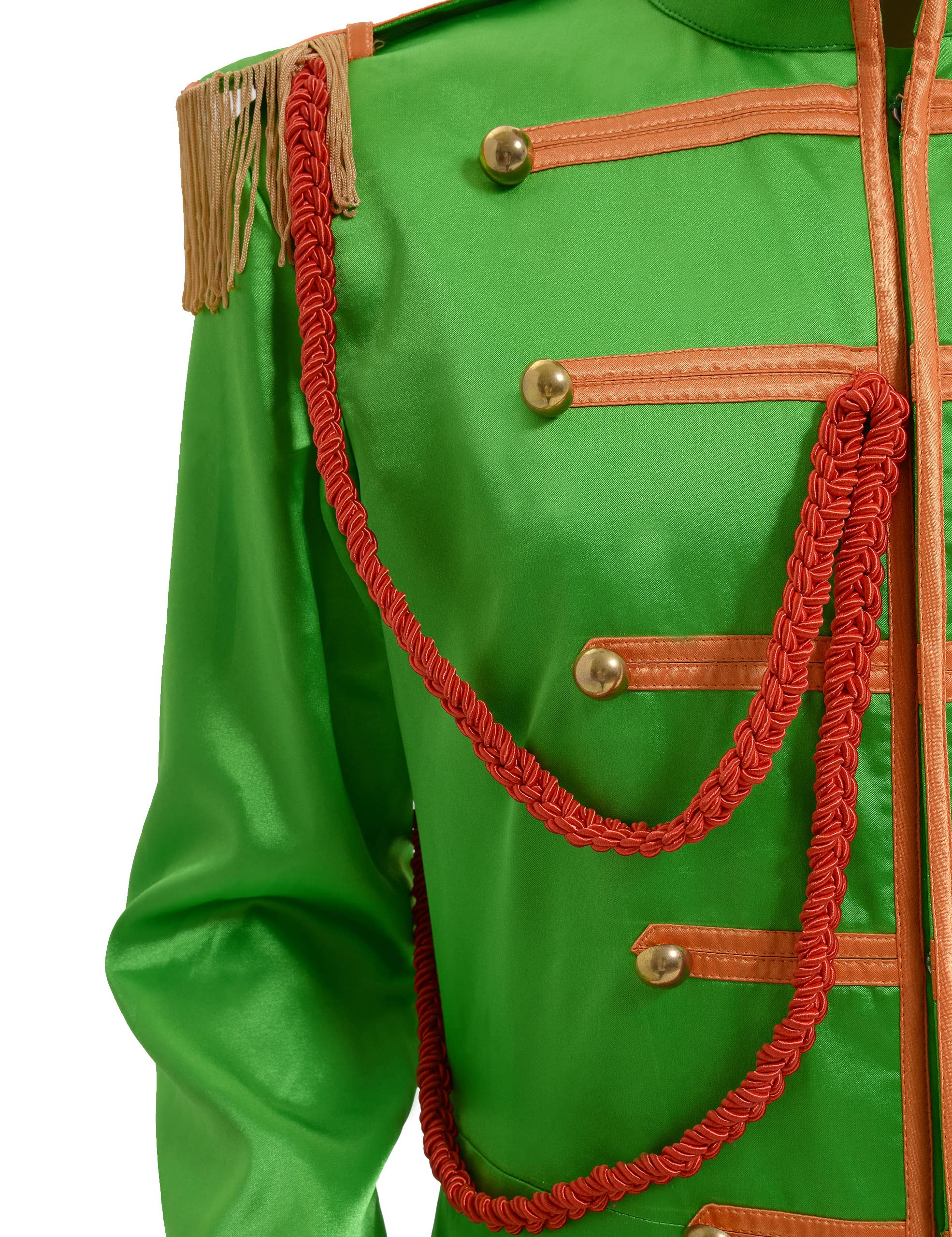Vintage 1960s British Pop Star Costume for Men - 60s Rock Band Musician Jacket & Suit - Perfect for Halloween, Cosplay, and Themed Parties