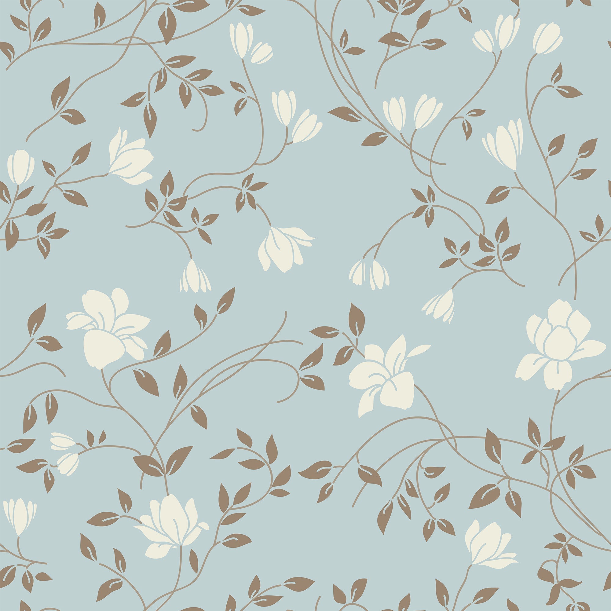 Blue Bedroom Wallpaper Sample - Modern & Similar Tones 003 - Perfect for Nursery, Guest Room & Home Decor