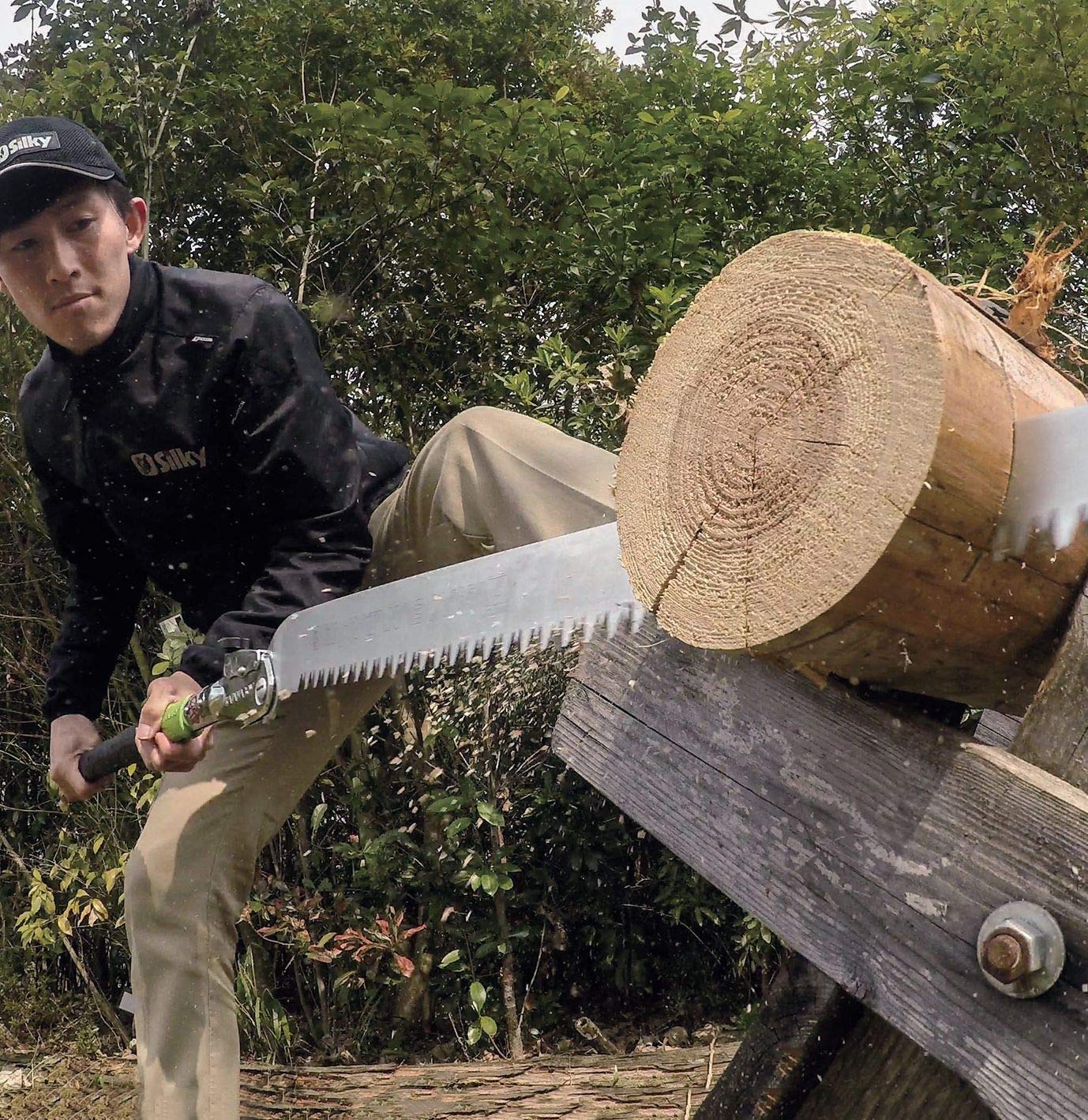 Silky KATANABOY Professional 650mm Folding Saw with XL Teeth (710-65) - Perfect for Camping, Woodworking & Outdoor Survival