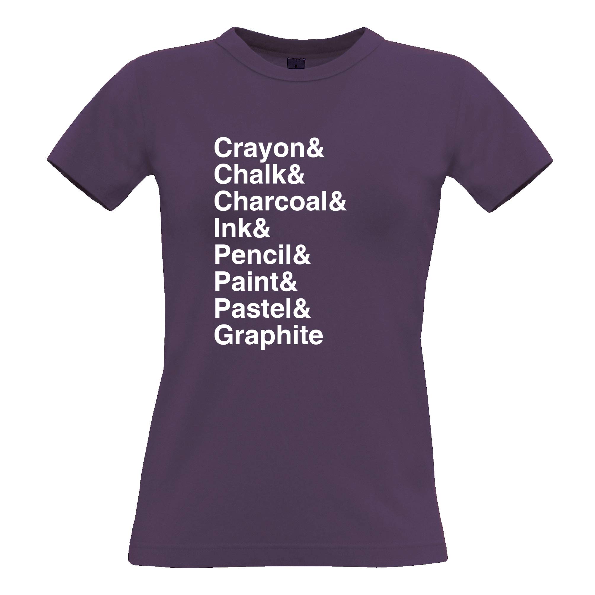 Art Supplies List Women's T-Shirt - Graphic Tee for Artists & Painters - Perfect for Art Classes, Studio Work & Creative Outfits