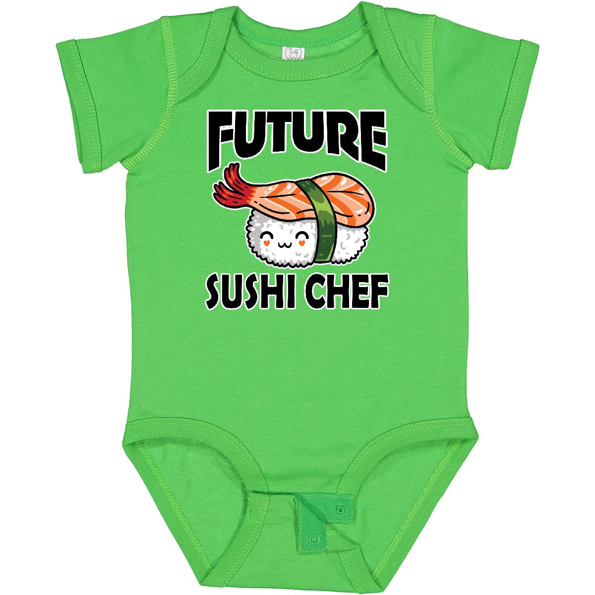 Inktastic Future Sushi Chef Baby Bodysuit - Cute Infant Onesie for Boys & Girls - Perfect for Cooking Themed Parties, Photo Shoots & Everyday Wear