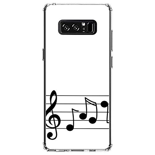 Treble Staff Music Notes On Clear Case