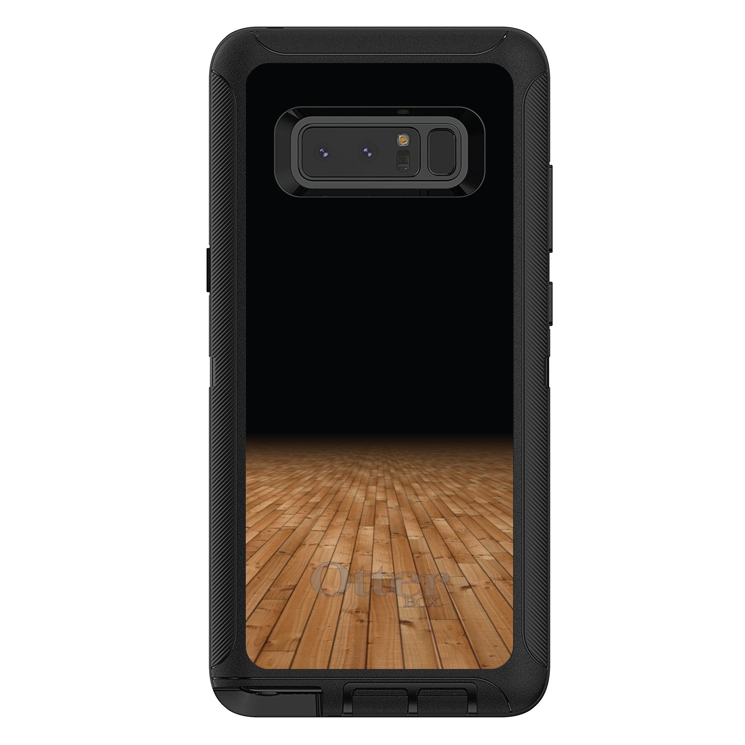 Custom Samsung Galaxy Note 8 Case - Basketball Court Design for Sports Fans