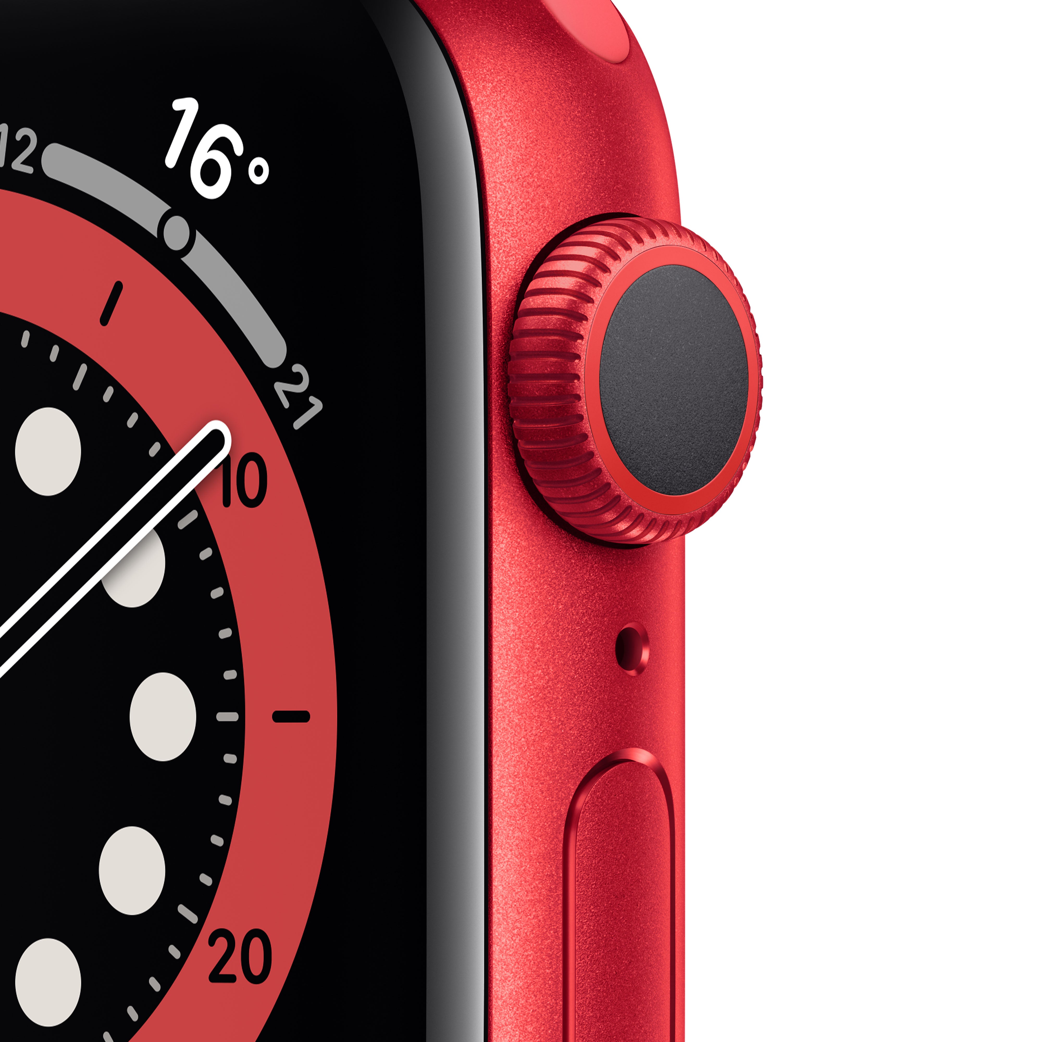 Apple Watch Series 6 (GPS) 40mm Red Aluminum Case with Sport Band - Fitness Tracking & Heart Rate Monitor for Running, Swimming & Daily Activity