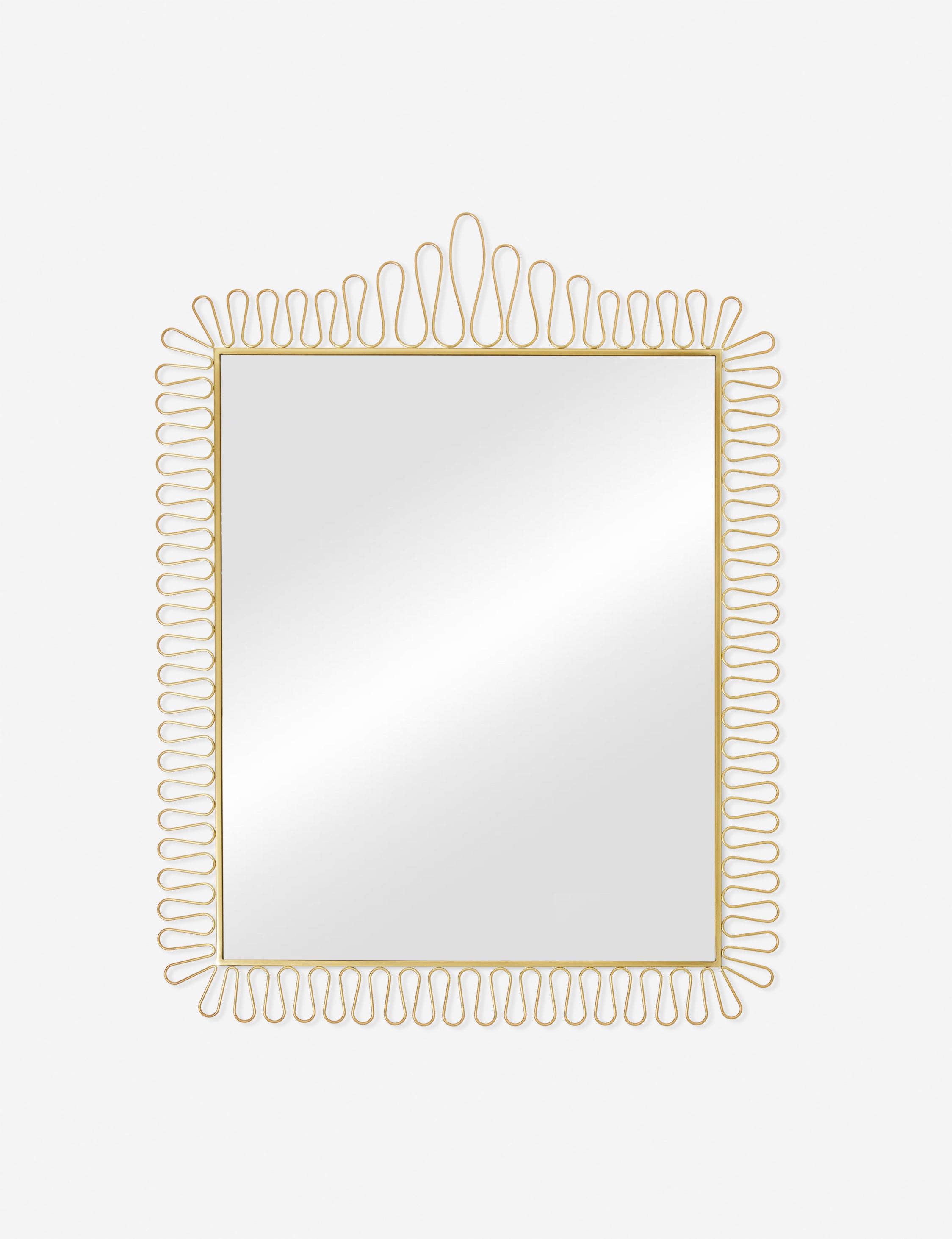 Freesia Mirror - Elegant Wall Mirror with Vintage Frame for Home Decor, Living Room, Bedroom, Bathroom | Perfect for Vanity, Entryway & Interior Design