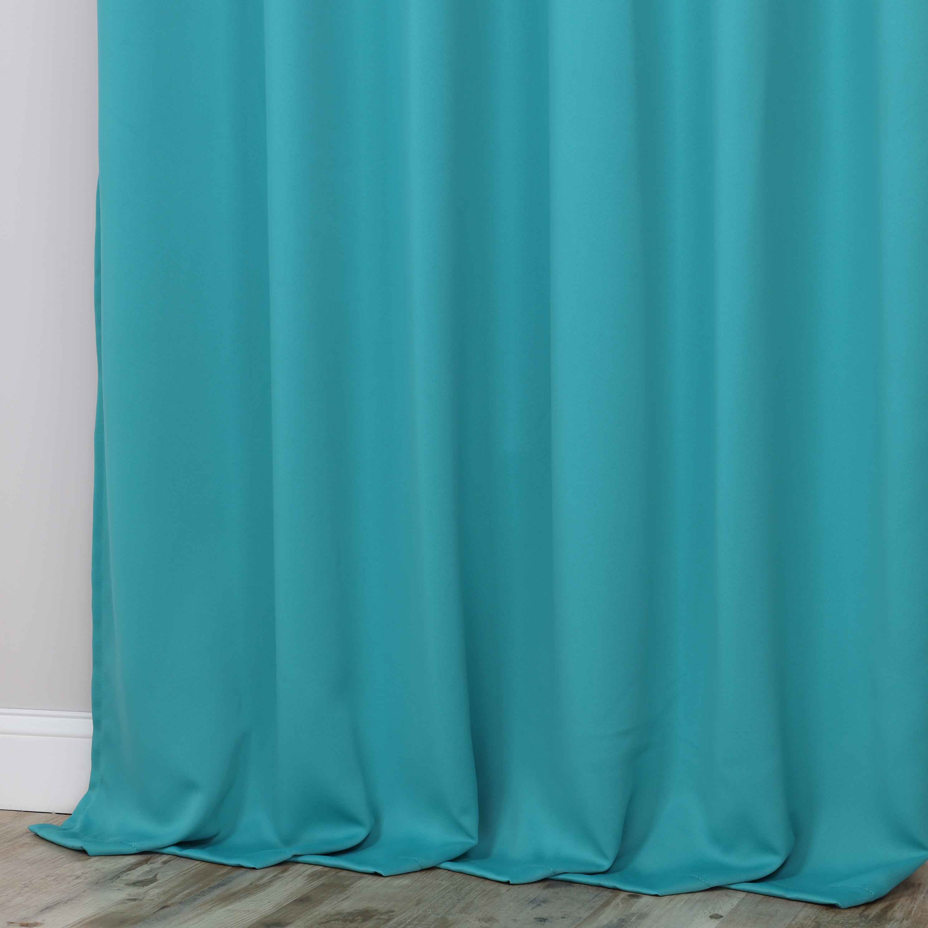 Machine Washable Blackout Curtains Set of 2 - Solid Color Room Darkening Window Treatments for Bedroom & Nursery - Blocks Light & Noise for Better Sleep