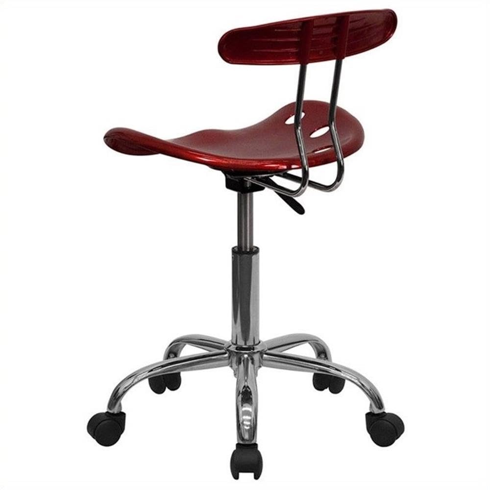Ergonomic UrbanPro Computer Office Swivel Chair - Adjustable Height & Lumbar Support - Wine Red Executive Desk Chair for Home & Office Workspace - Perfect for Gaming, Studying & Remote Work