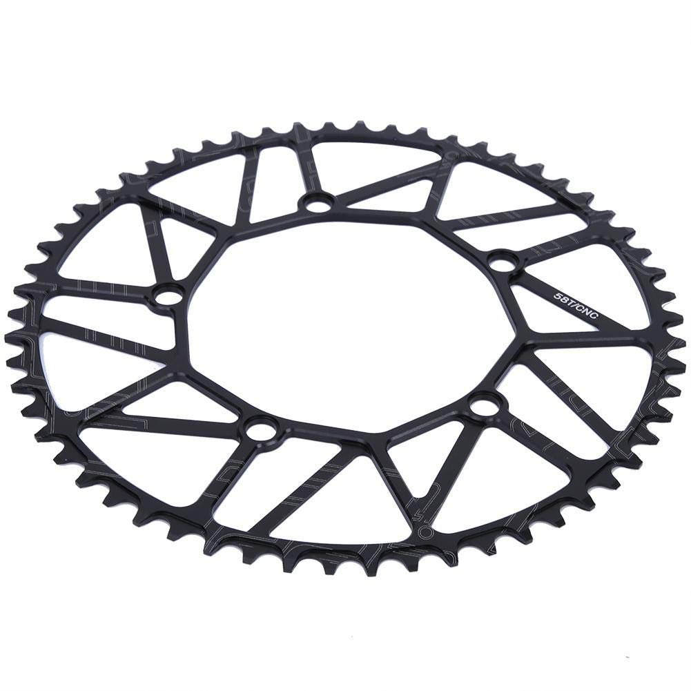 VGEBY1 Bike Chain Wheel - 50/52/54/56/58T 130BCD Single Speed Chainring for Road & Mountain Bikes | Durable Replacement Part for Cycling & Commuting