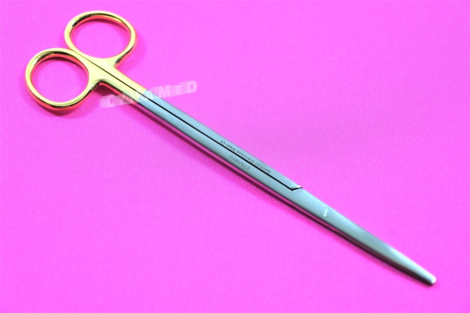Premium 7-Inch German TC METZENBAUM Surgical Scissors with Tungsten Carbide Inserts - SuperSharp Precision for Medical, Veterinary & Crafting Use