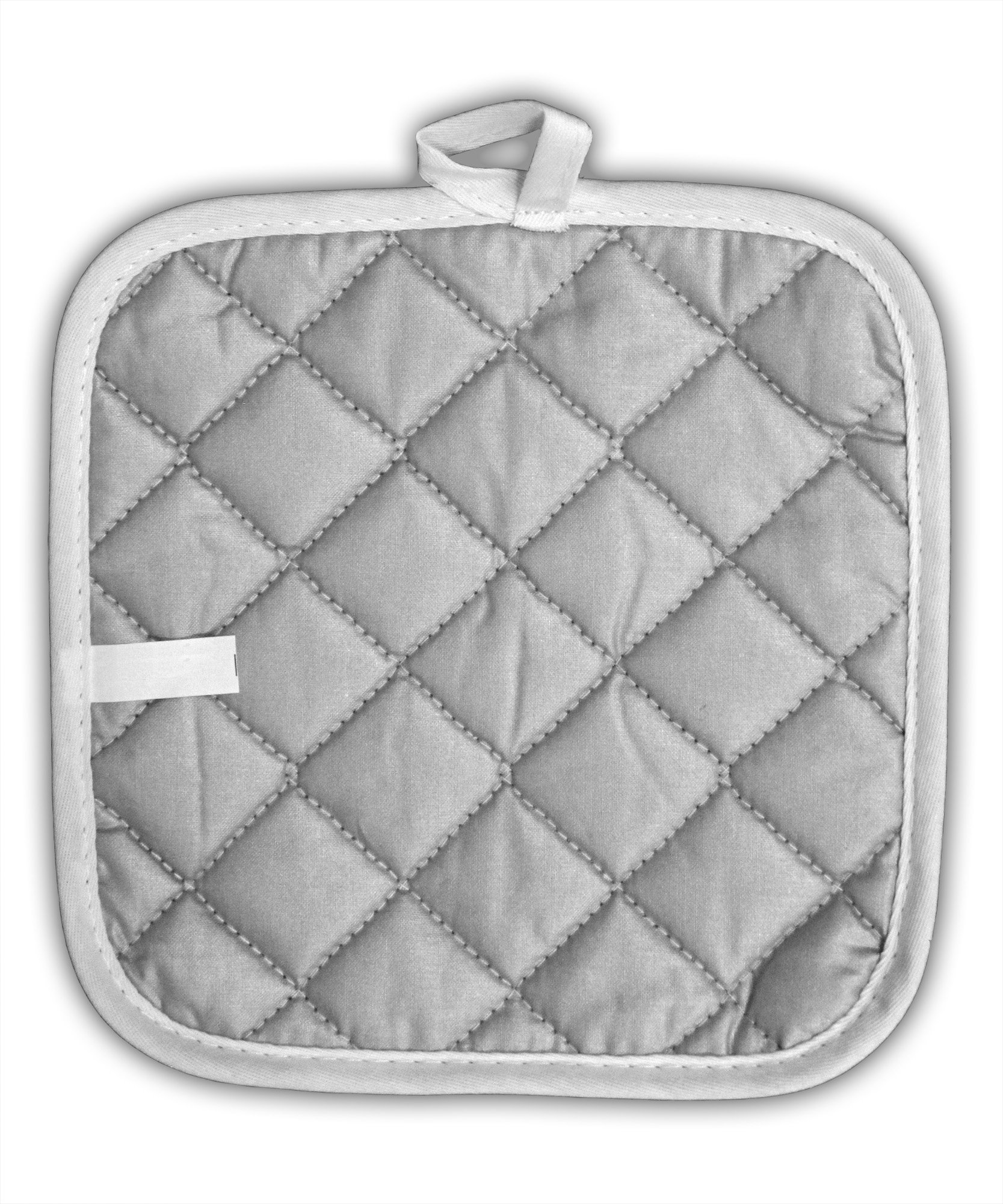 Best Dog Mom White Fabric Pot Holder - Heat Resistant Kitchen Hot Pad for Baking, Cooking & Grilling - Perfect Gift for Dog Lovers