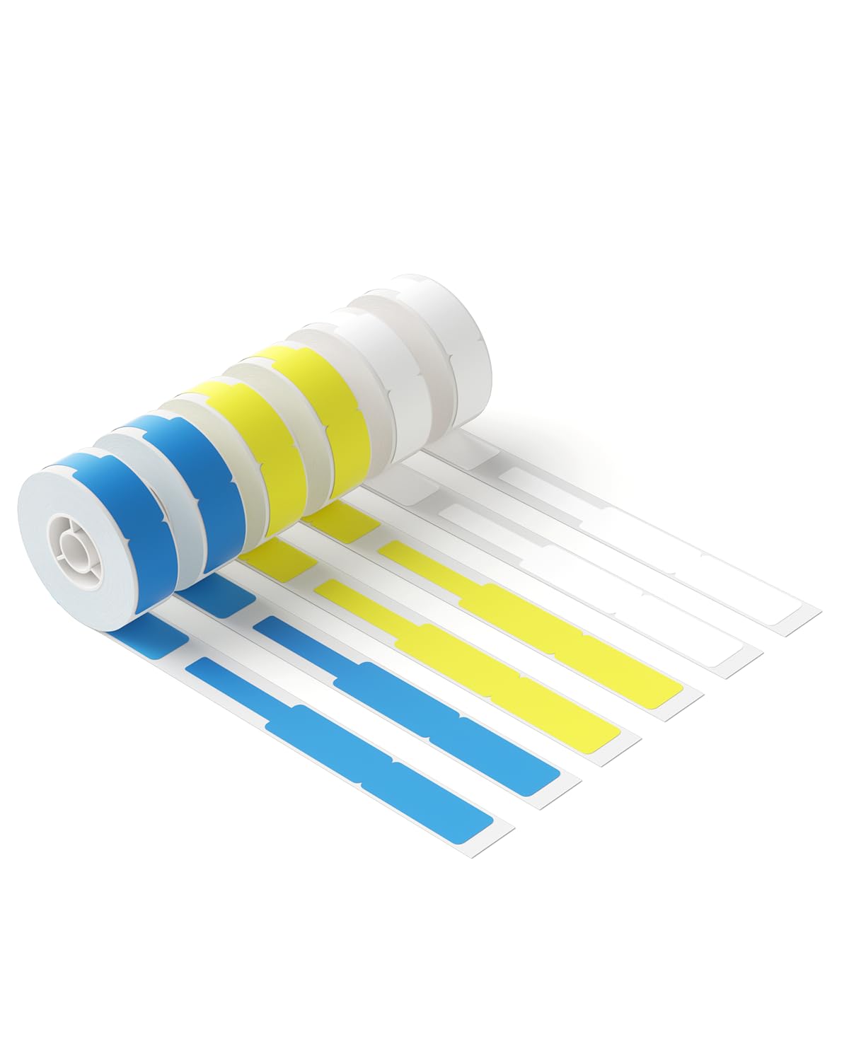 NIIMBOT D11 Label Maker Tape - 6 Rolls Cable Label Paper (0.47