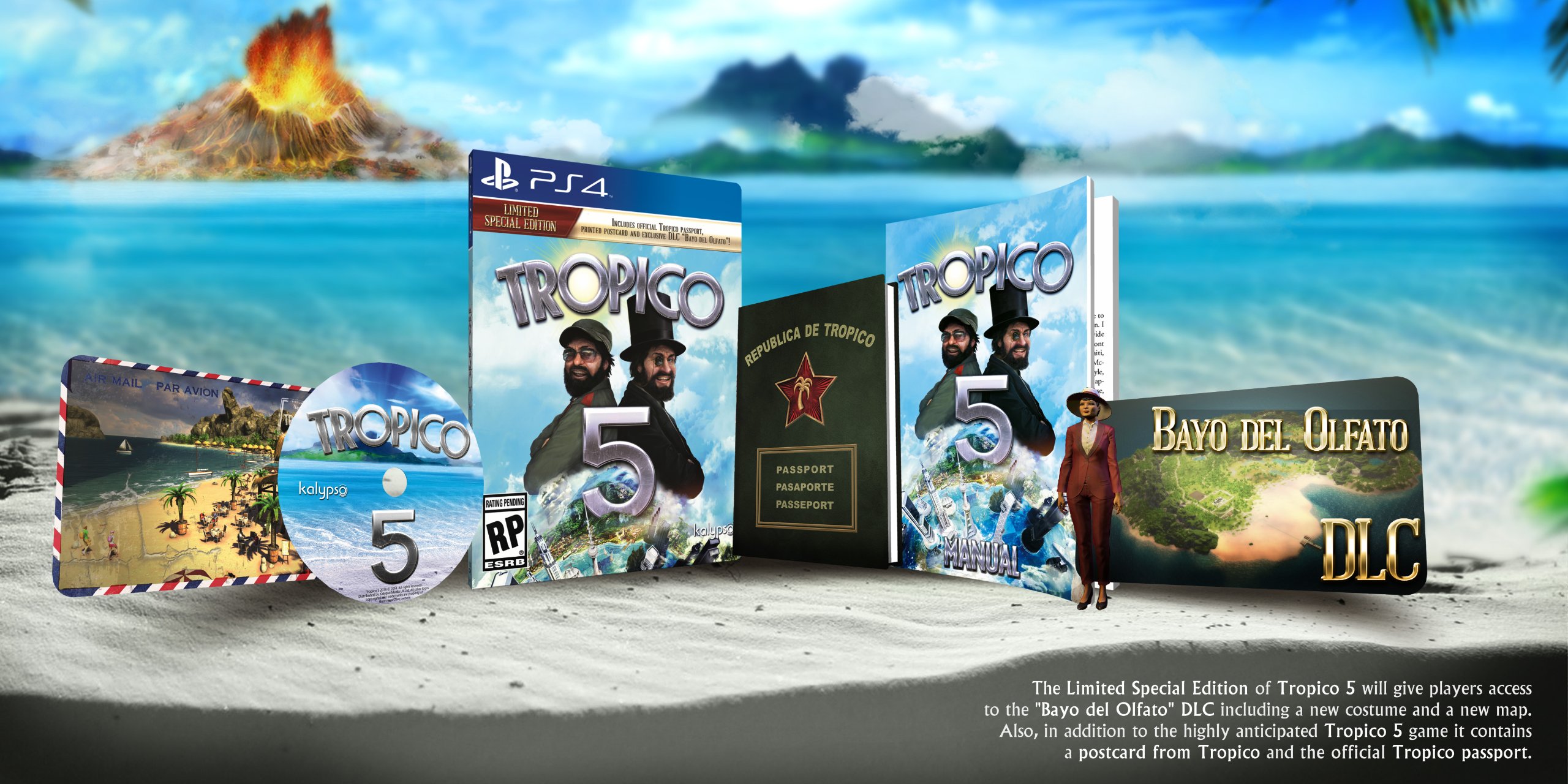 Tropico 5 PlayStation 4 Game - PS4 Standard Edition | City Building Simulation for Strategy Gamers
