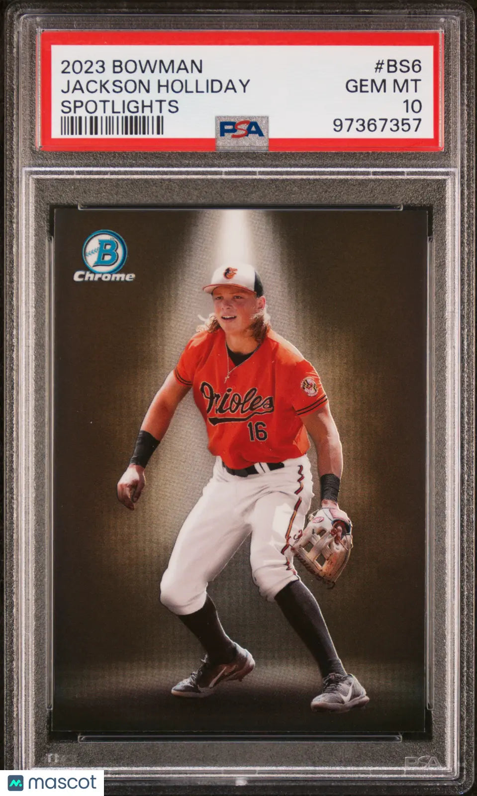 2023 Bowman Baseball Jackson Holliday Rookie Card PSA 10 Gem Mint - Perfect for Collectors & Baseball Fans, Great Gift for Sports Enthusiasts