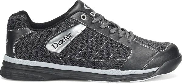 Dexter Men's Wyoming Charcoal Knit Bowling Shoes - Comfortable & Durable for League Play & Casual Bowling