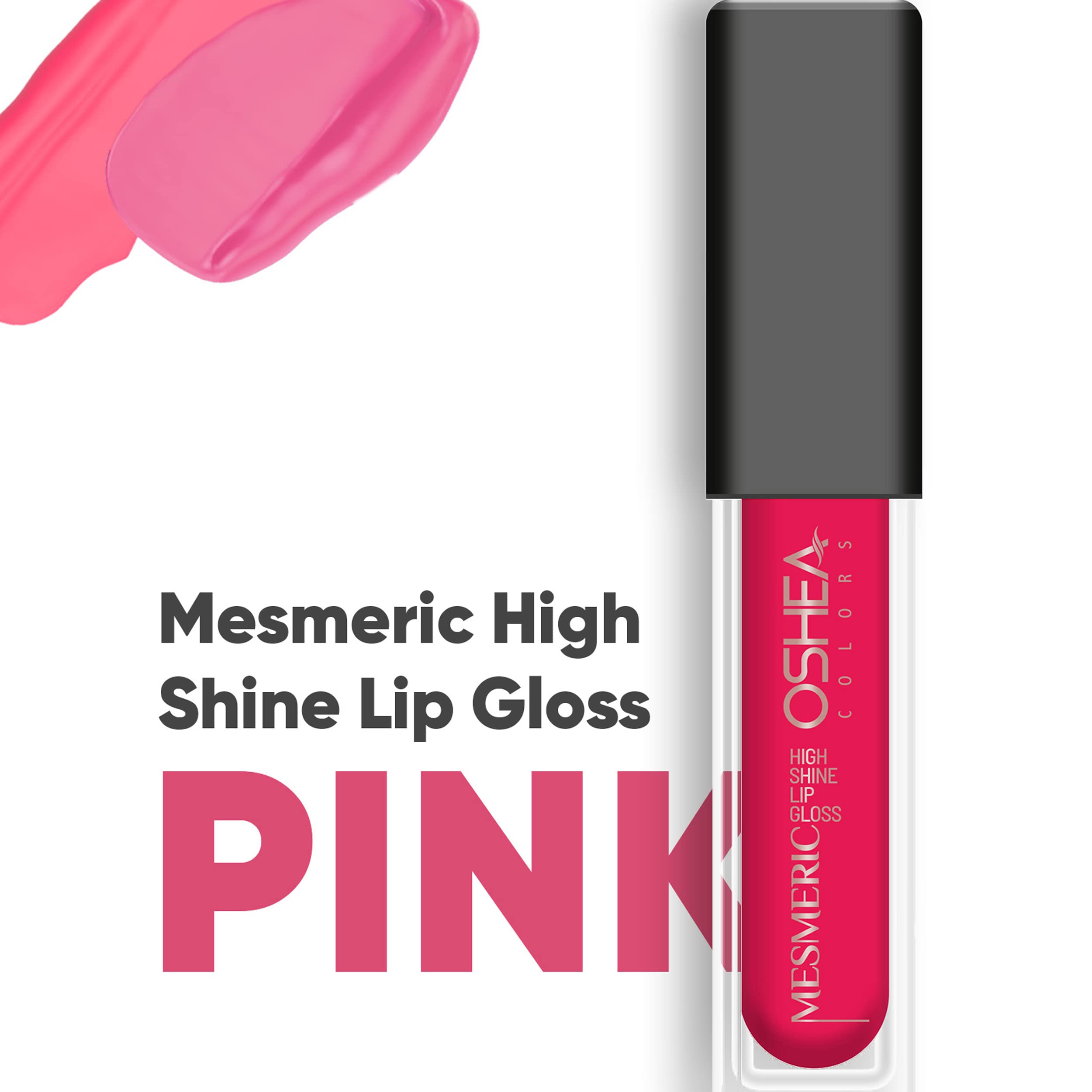 Oshea Colors Mesmeric High Shine Lip Gloss - Pink (2.5ml) | Non-Sticky, Non-Drying Formula with Long-Lasting Moisture | Perfect for Everyday Wear, Date Nights & Special Occasions