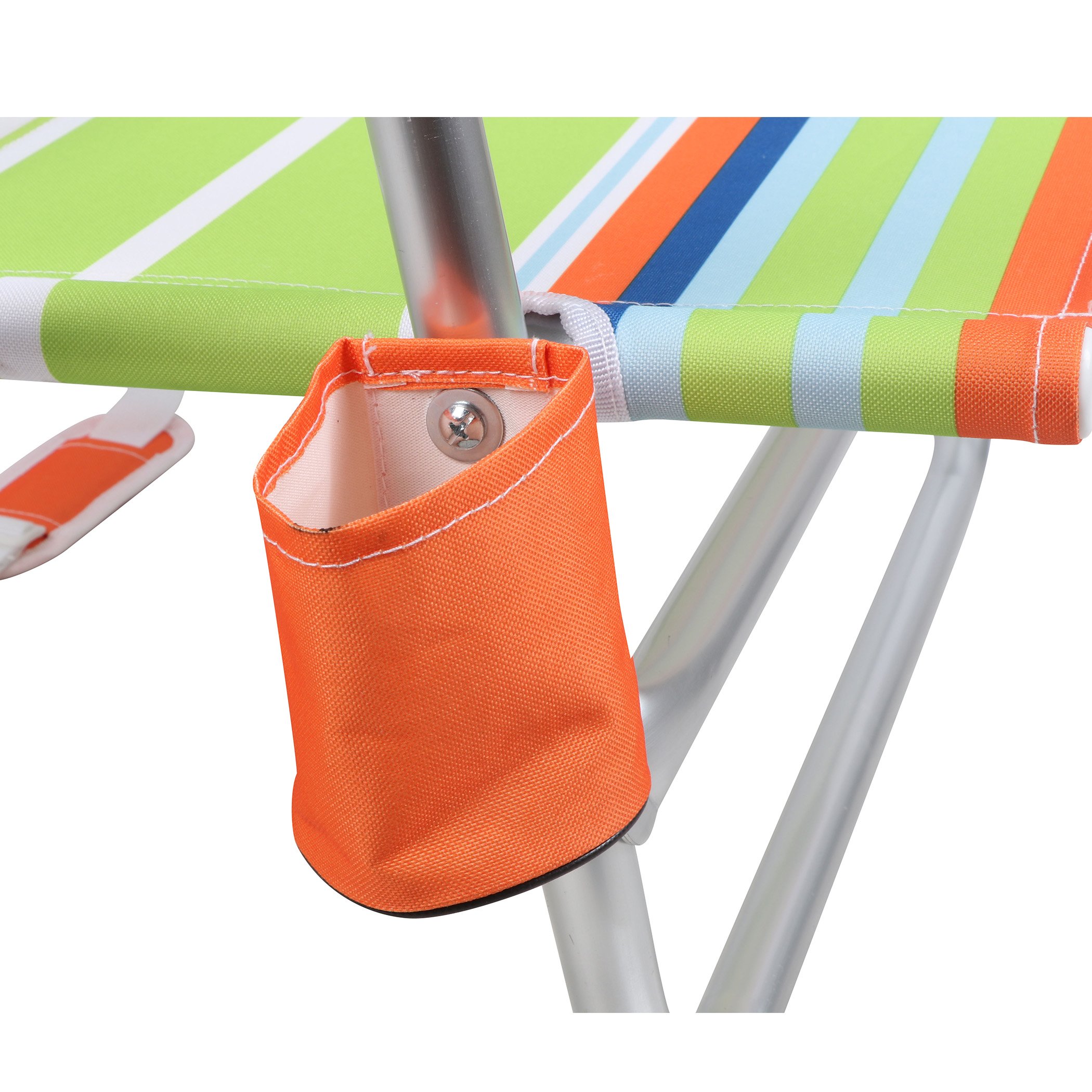 PORTAL 4-Position Folding Beach Chair with Backpack Straps - Lightweight Portable Lounge Chair for Adults (225 lbs Capacity) - Perfect for Beach, Poolside, Camping & Outdoor Relaxation - Green