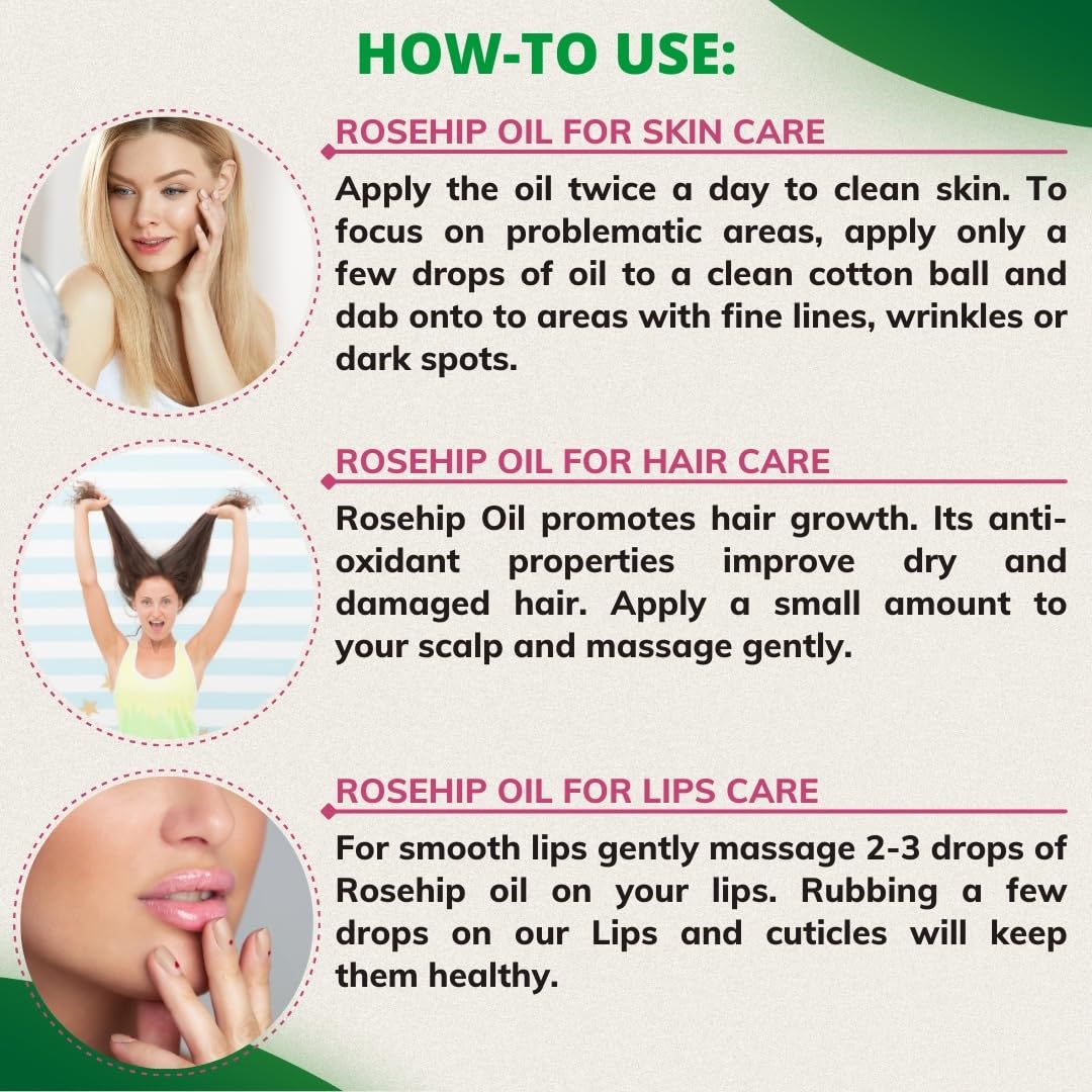 Essencia Naturally in Every Drop - Organic Cold Pressed Rosehip & Jojoba Oil Set (2 Pack) for Face Glow, Wrinkles, Acne Prone Skin, Healthy Nails & Massage | Natural Skincare & Aromatherapy for Daily Beauty Routine