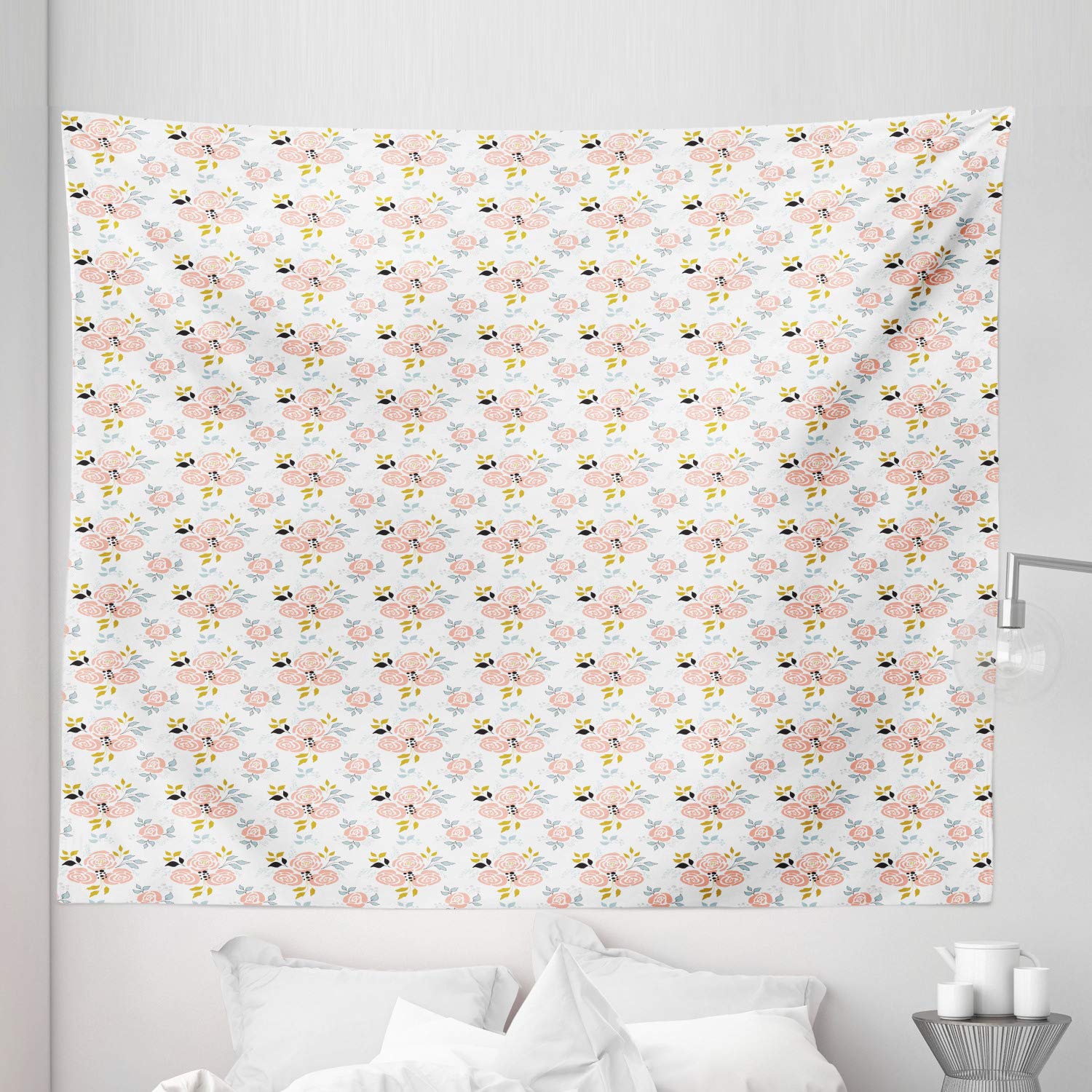 Ambesonne King Size Floral Tapestry - 104