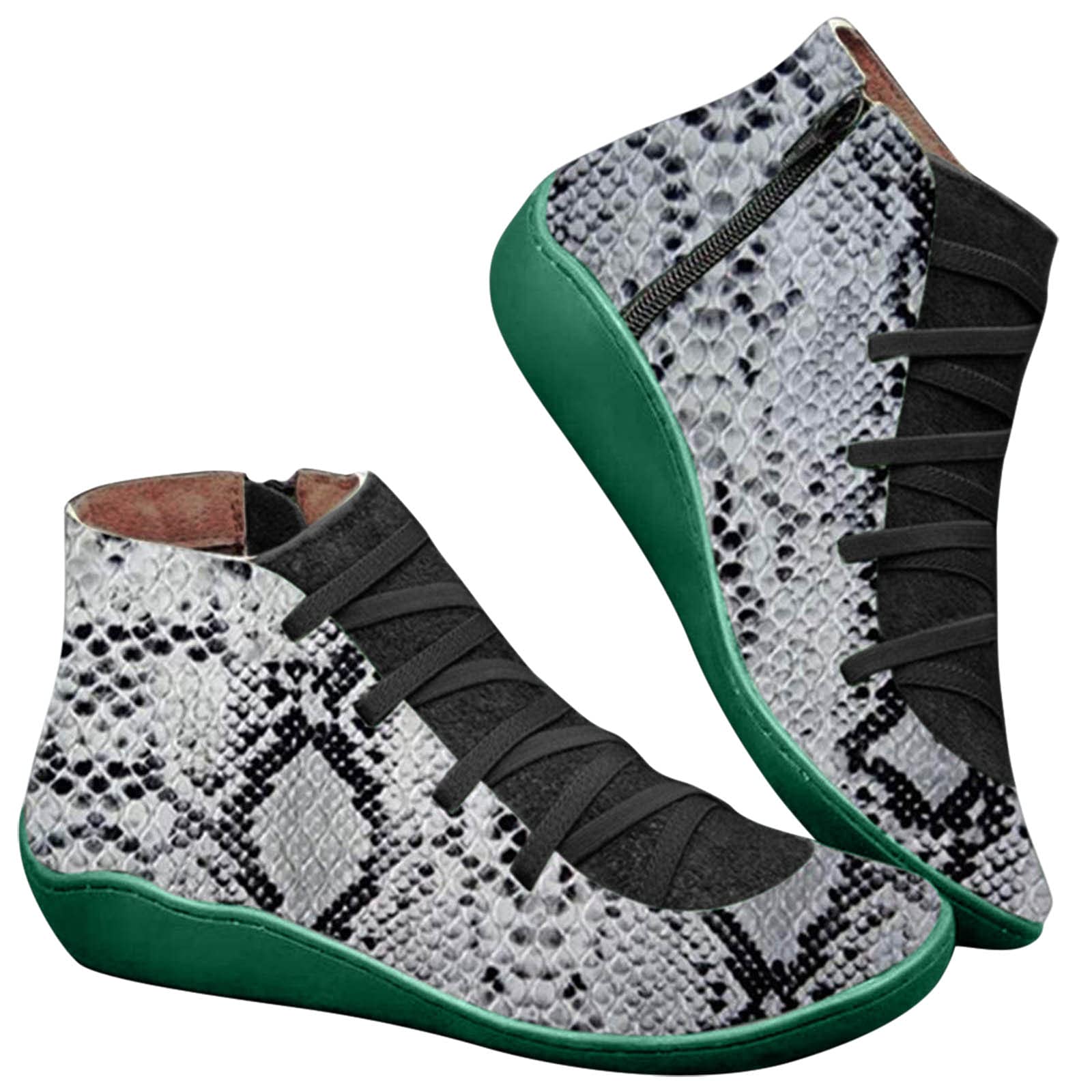 Aniywn Arch Support Boots for Women - Comfortable Low Heel Ankle Boots, Waterproof Casual Shoes for Everyday Wear | Perfect for Walking, Work & Outdoor Activities