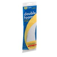 Sunmark Double Foam Comfort Insoles for Women - Cushioned Arch Support Shoe Inserts (One Size, Pack of 5) - Perfect for Work, Running, Walking & All-Day Comfort