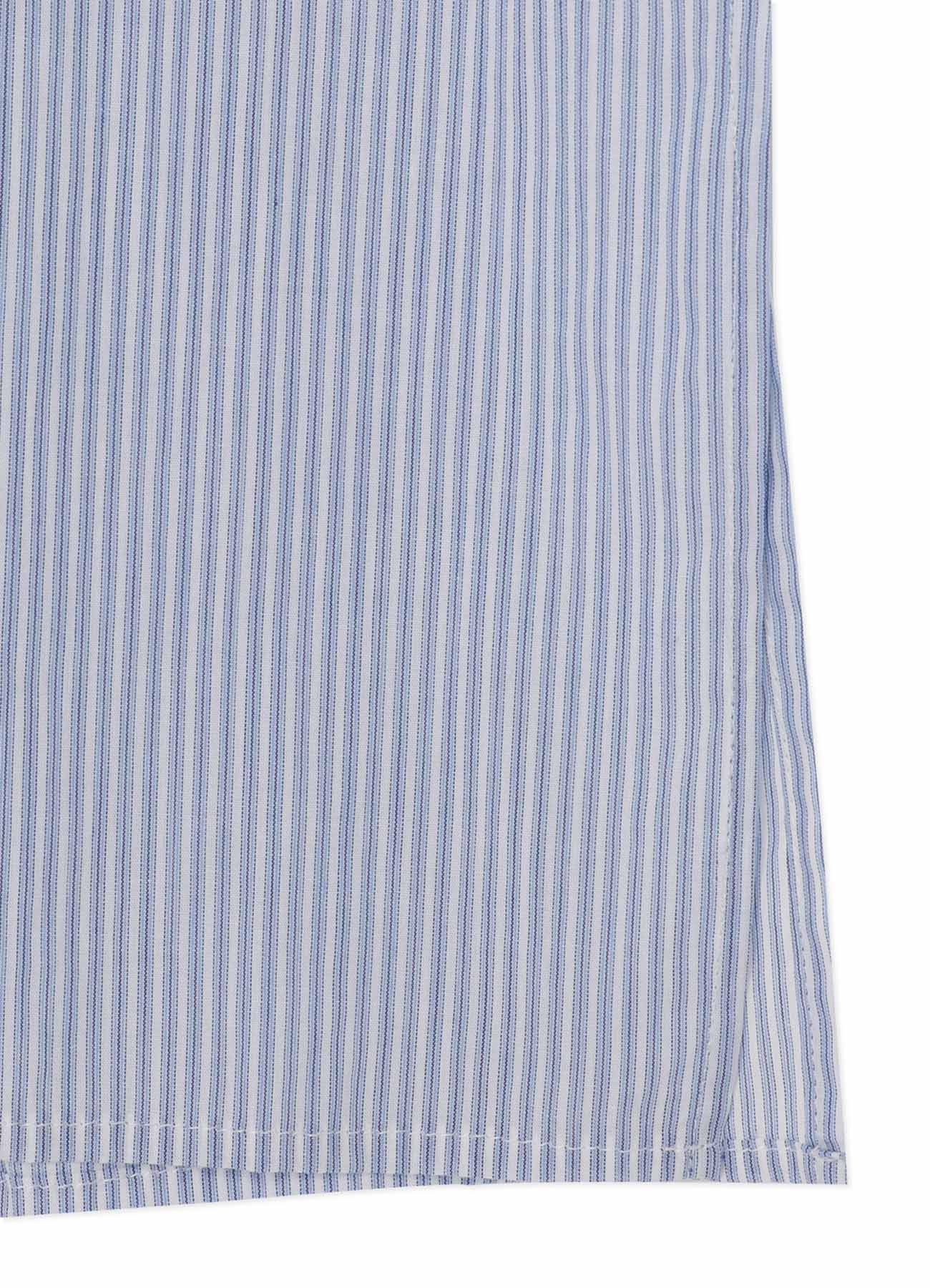Women's Cotton Striped Back Tie Blouse - Casual & Chic Tops for Work, Date Night & Summer Outfits