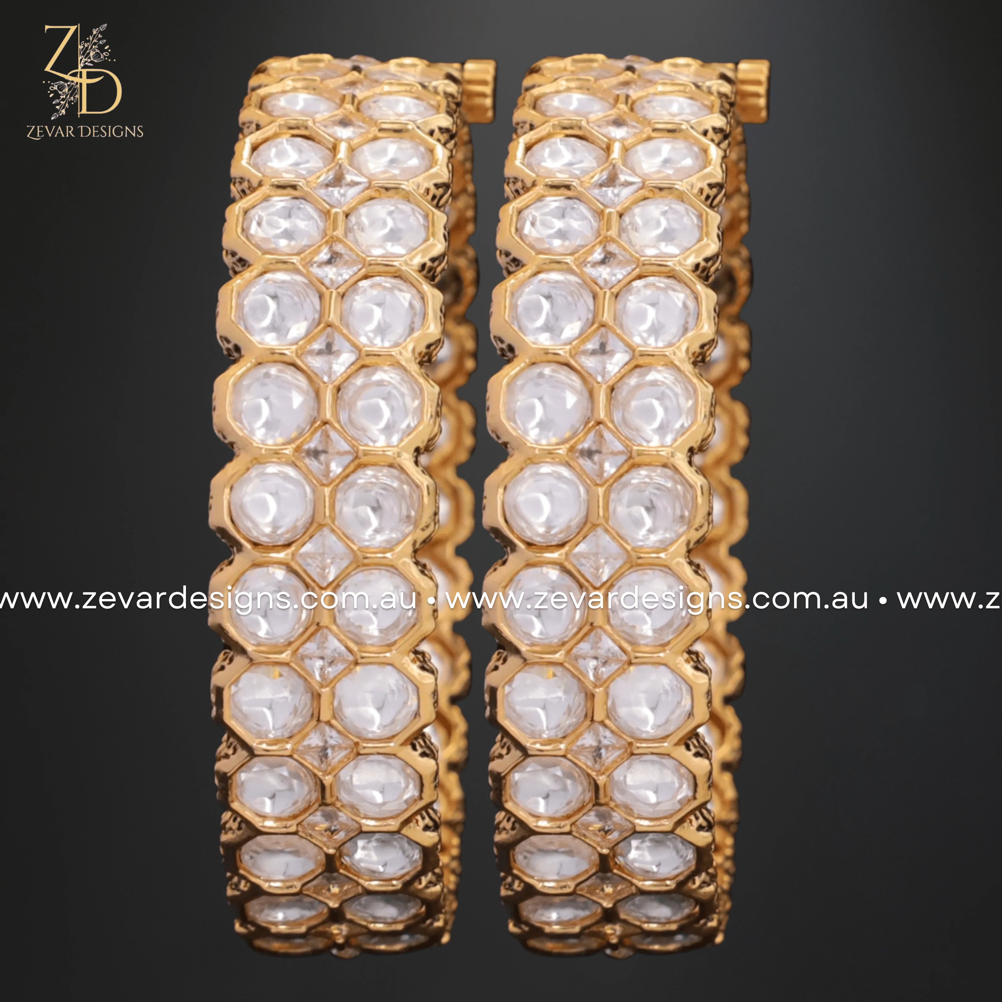 Exquisite Kundan Polki Bangles – Traditional Indian Jewelry for Women | Perfect for Weddings, Festivals & Special Occasions