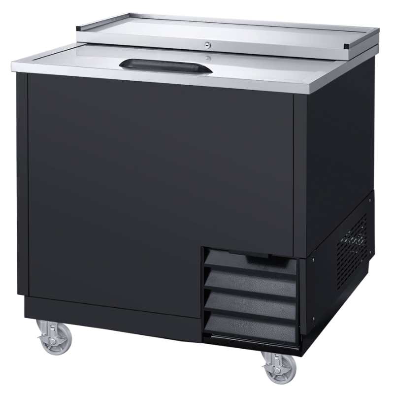 Dukers DHBC36 - 36 Inch Commercial Bottle Cooler Refrigerator for Beer, Wine & Beverages - Perfect for Bars, Restaurants & Convenience Stores