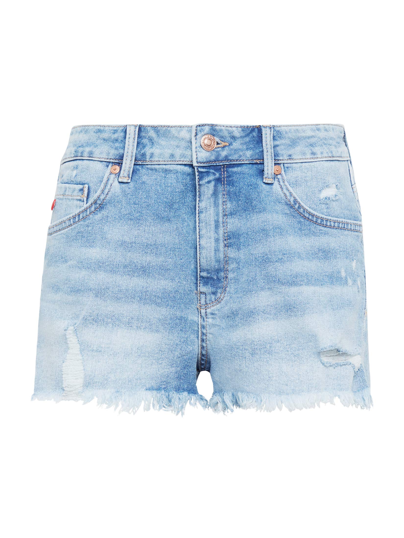 Mavi Rosie Women's High Rise Denim Shorts - Comfortable Boyfriend Style Jean Shorts for Summer | Perfect for Beach, Casual Outings & Weekend Wear