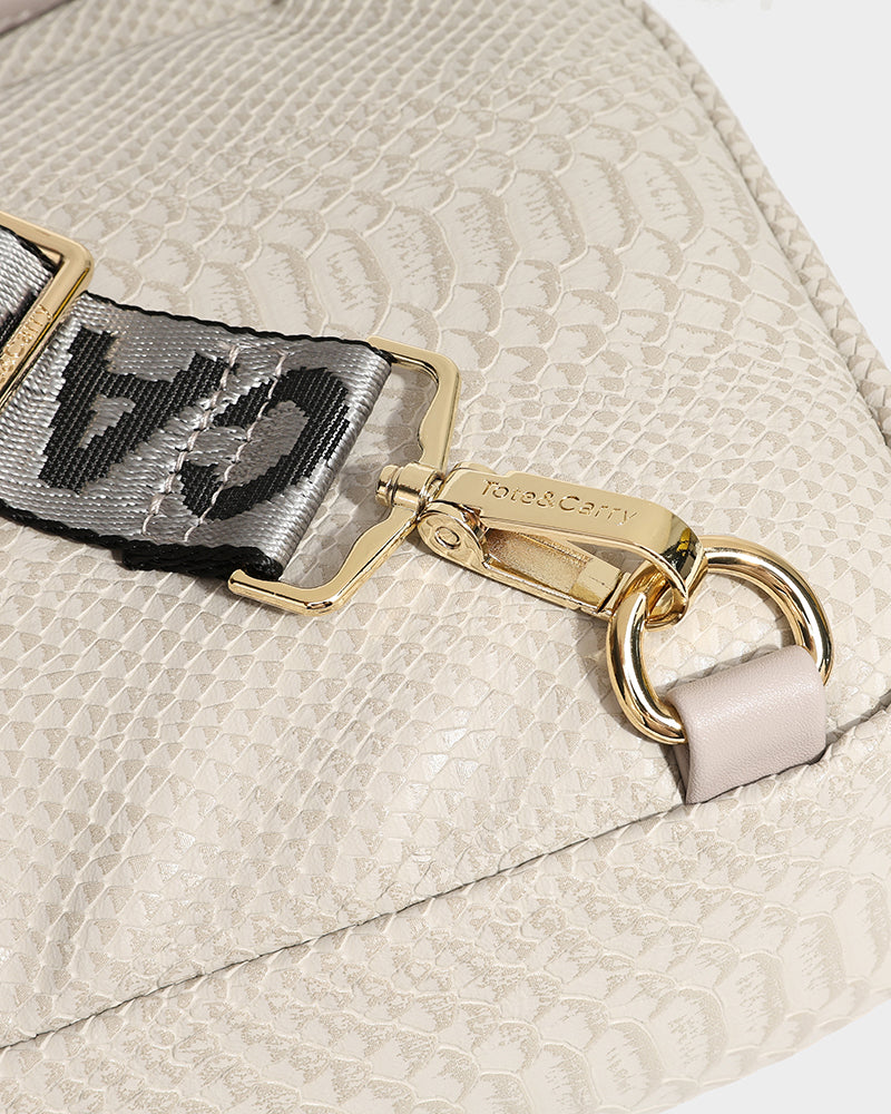 Apollo 1 Tear Drop Crossbody Bag in Grey - Stylish & Compact Shoulder Purse for Women, Perfect for Travel, Shopping & Everyday Use