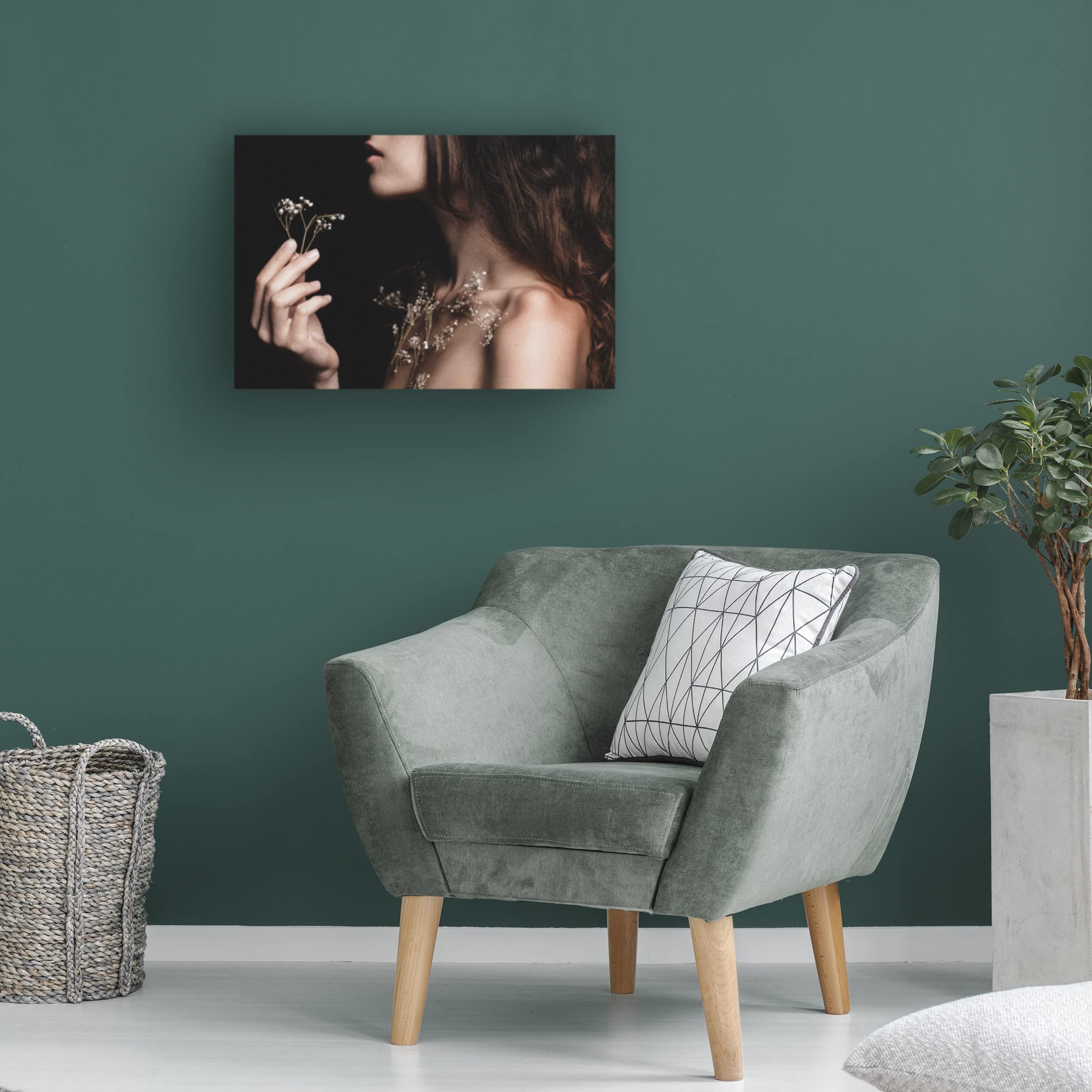Trademark Fine Art 'Untitled' Abstract Canvas Painting by Artem Vasilenko - Modern Wall Art for Living Room, Bedroom & Office Decor