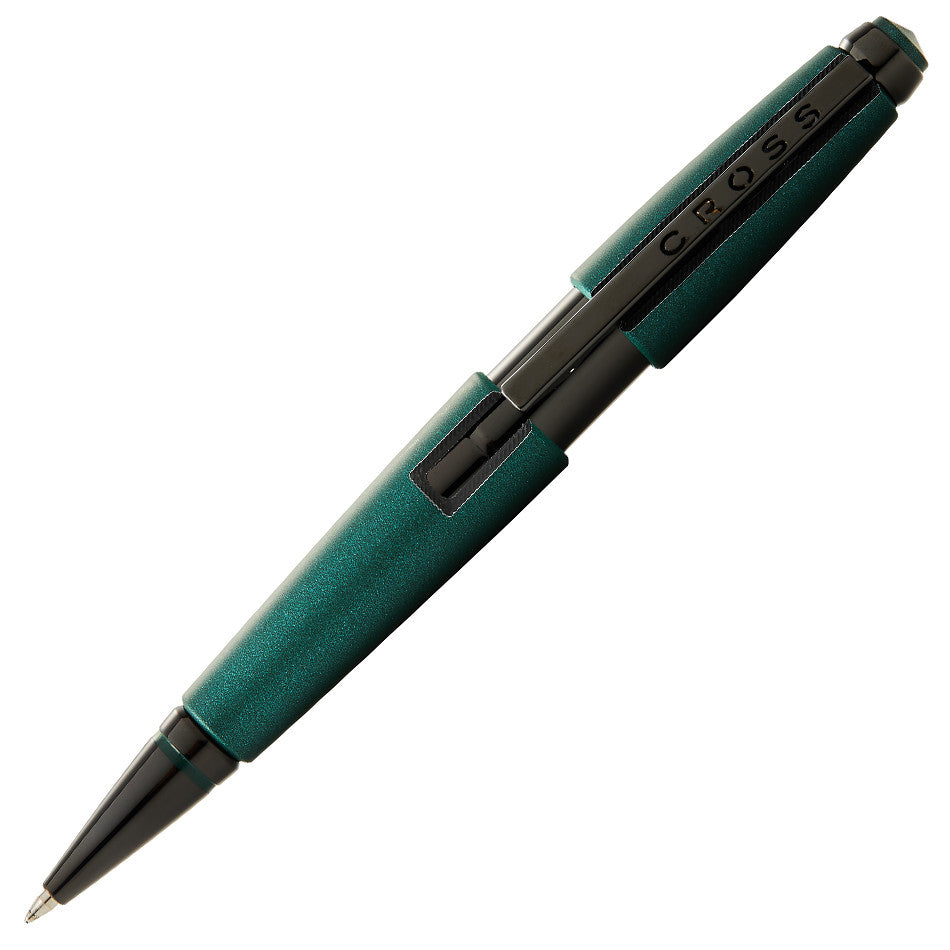 Premium Cross Edge Telescopic Selectip Rollerball Pen - Matte Green Finish - Smooth Writing for Office, School & Journaling