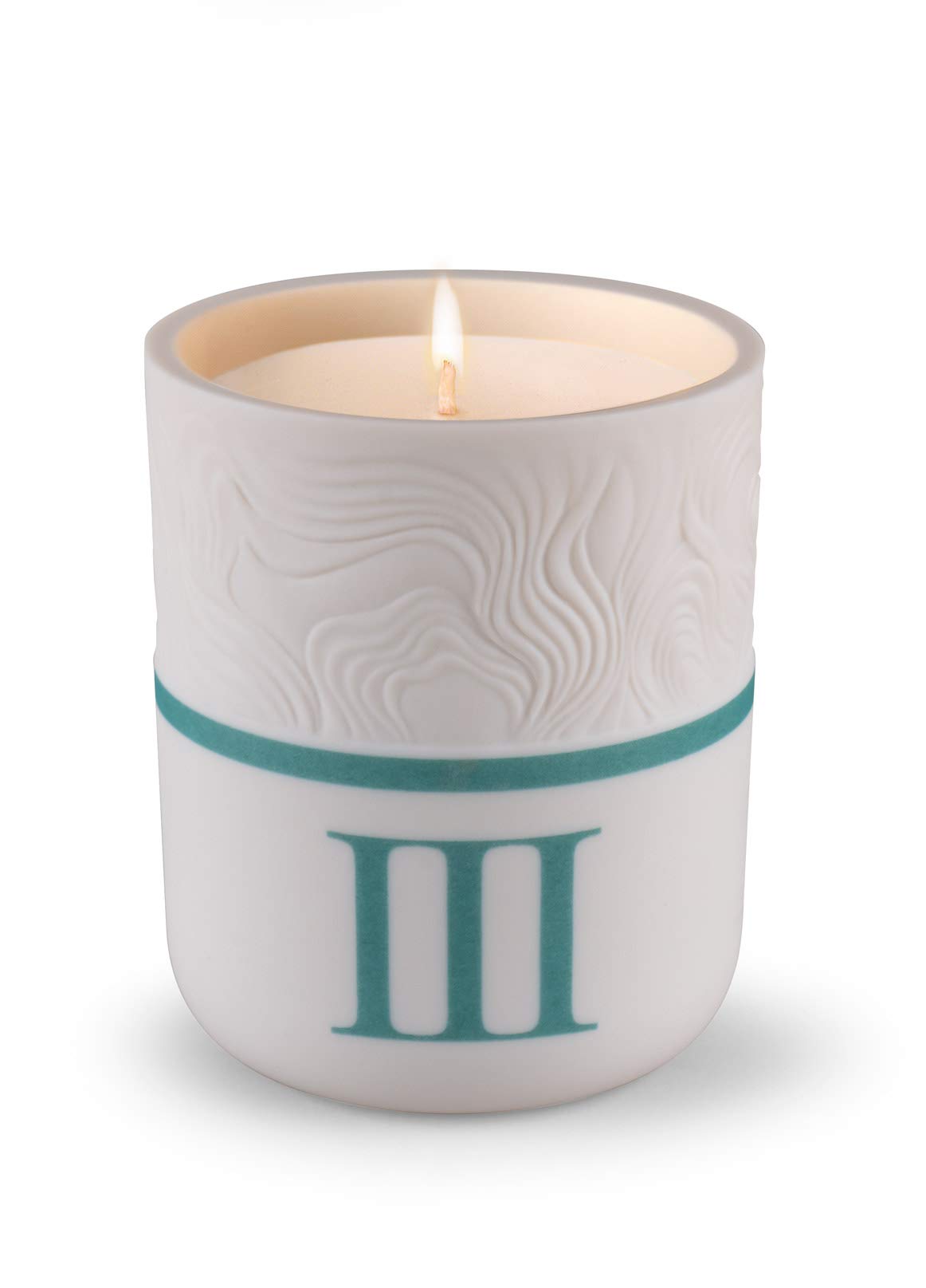 LLADRÓ Timeless Candle III - Mediterranean Beach Scented Porcelain Candle for Home Decor, Romantic Dinners & Spa Relaxation