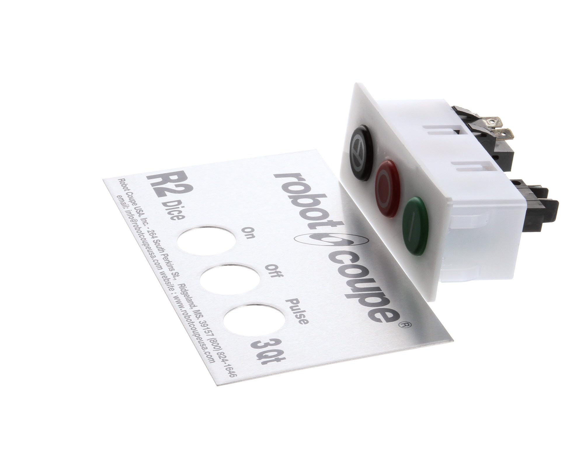 Robot Coupe 39209 On/Off Switch Assembly Replacement Part for R2 Series - Compatible with Commercial Food Processors & Blenders - Perfect for Restaurant Kitchen Equipment Repair