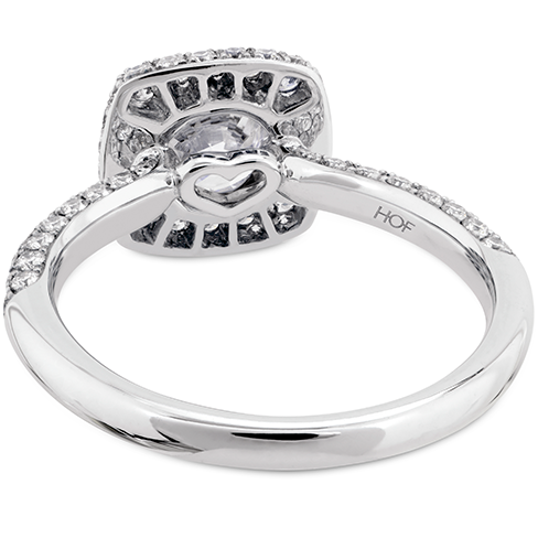 Hearts On Fire Euphoria Pave Diamond Engagement Ring - 1.5ct Round Brilliant Cut Wedding Band for Women, D Color VVS1 Clarity, Platinum Setting | Perfect for Proposals, Anniversaries & Bridal Jewelry