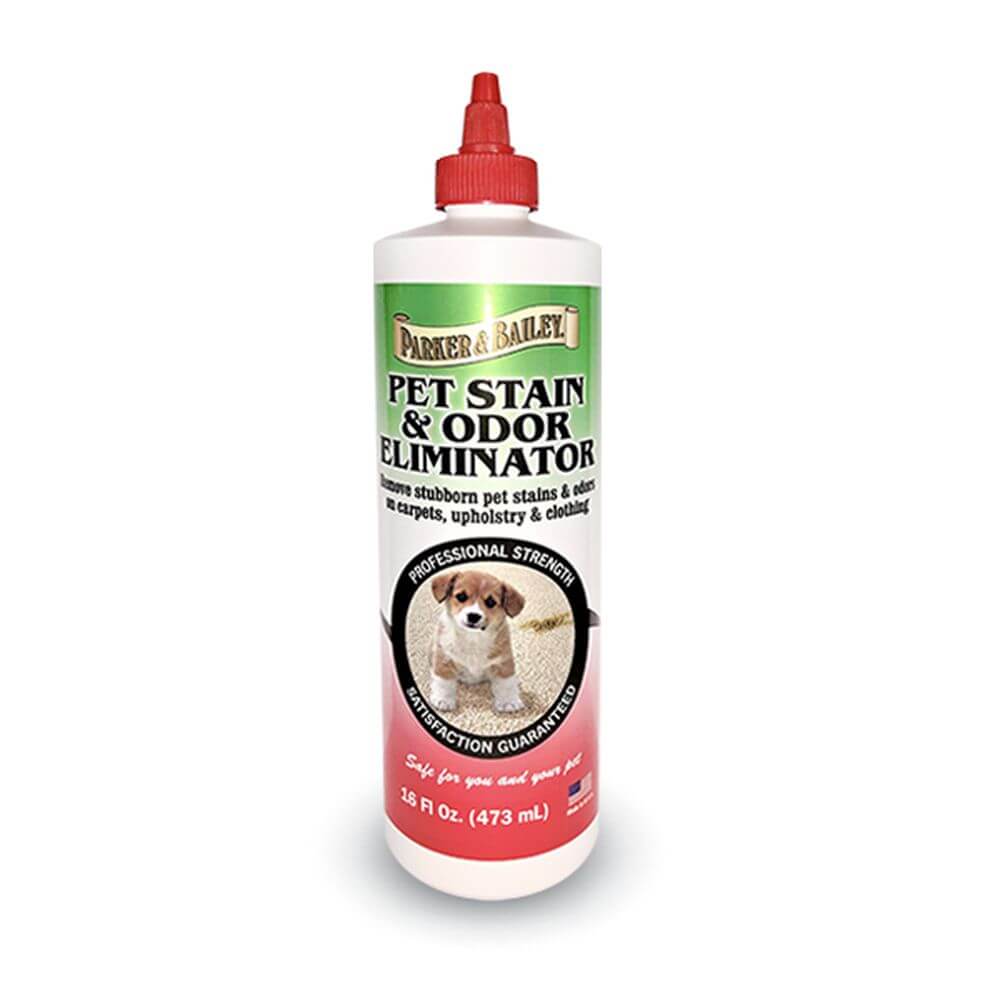 Parker & Bailey 473ml Pet Stain & Odor Eliminator Spray - Enzyme Cleaner for Dogs & Cats - Removes Urine, Feces & Pet Smells - Safe for Carpets, Furniture & Floors - Perfect for Home & Pet Owners