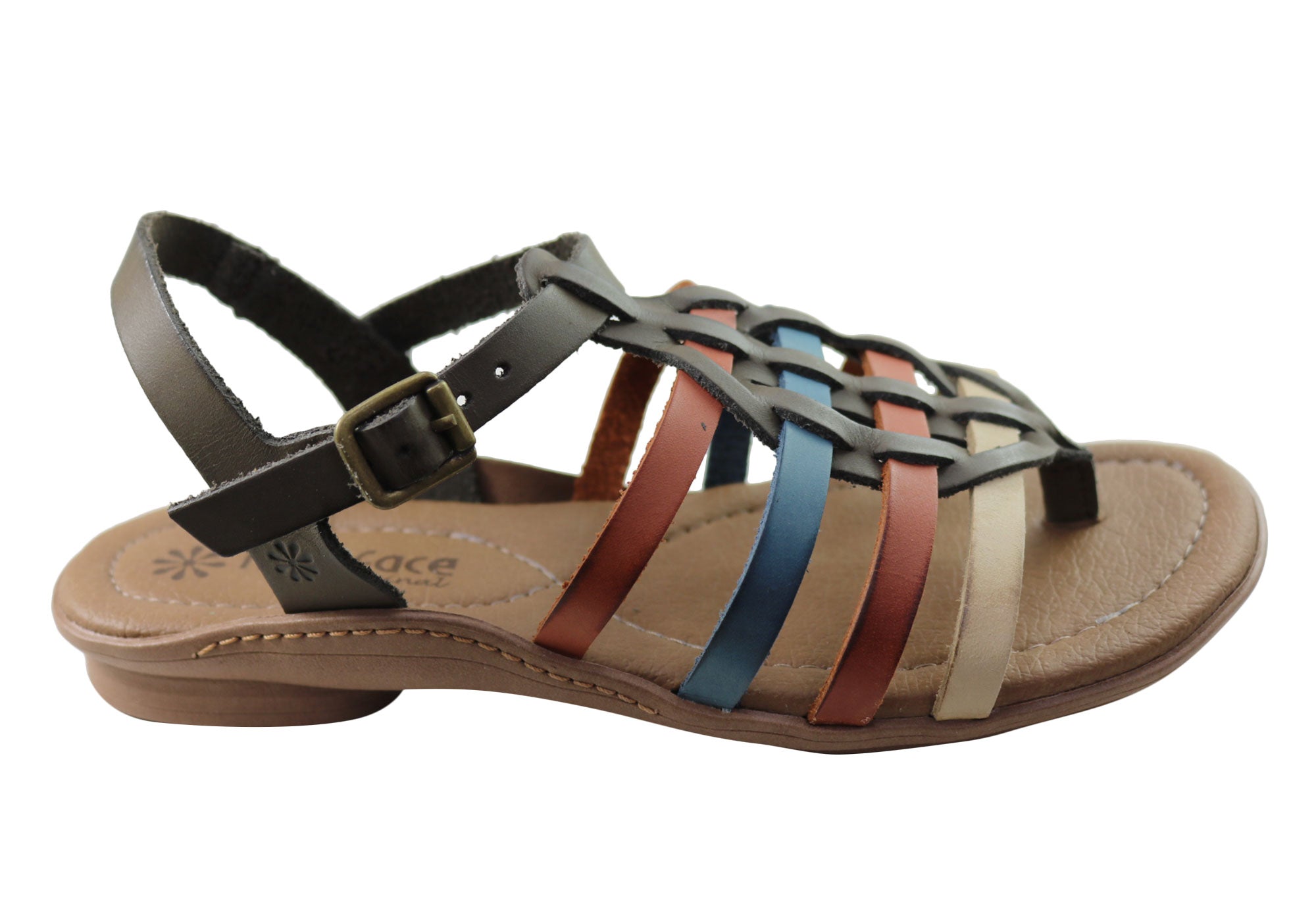 New Women's Comfortable Leather Sandals - Handmade in Brazil - Perfect for Summer, Beach, and Casual Outings