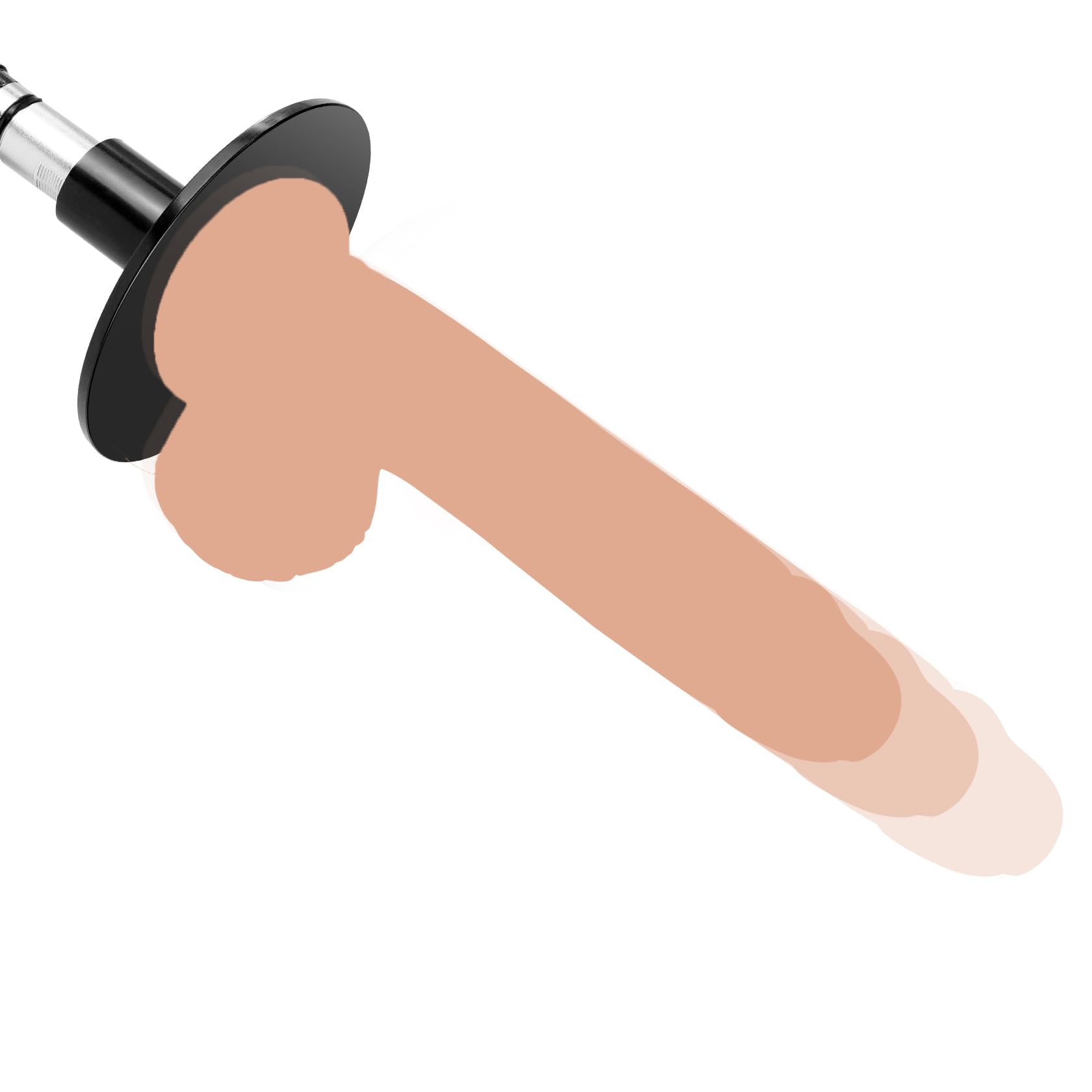 3XLR Suction Cup Dildo Holder for Sex Machines - Universal Thrusting Machine Attachment, Compatible with Love Machines & Gun Devices - Enhance Your Pleasure with Secure Suction for Hands-Free Play