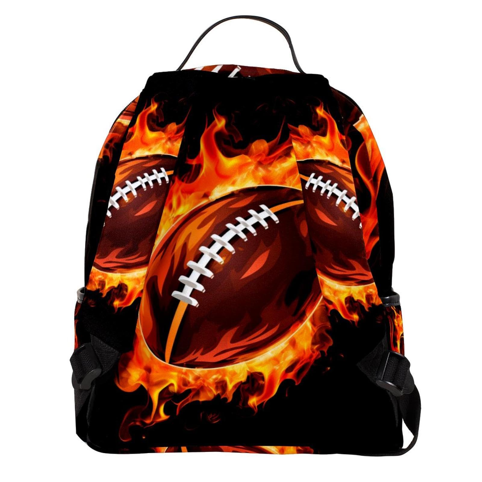 Men's & Women's Travel Backpack - Durable American Football Themed Backpack for Hiking, Commuting & Outdoor Adventures