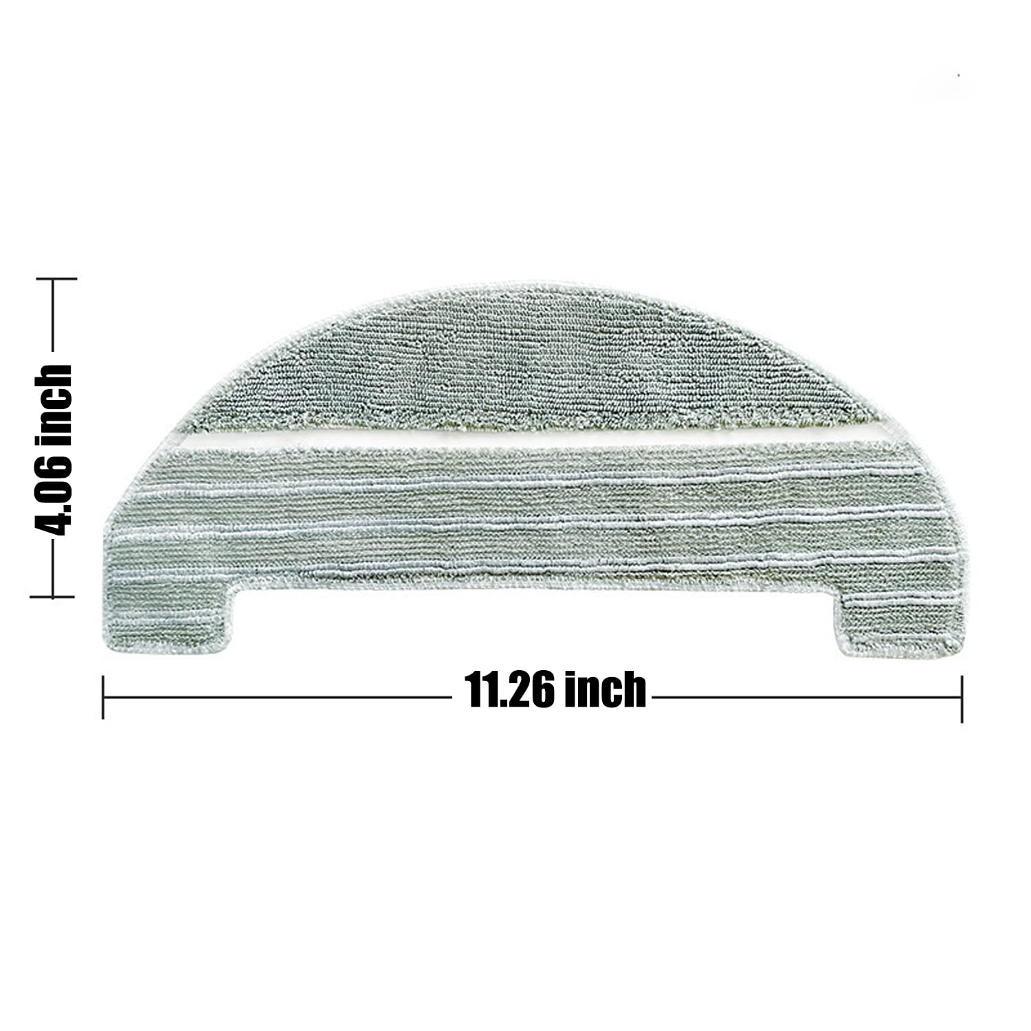 5Pcs Replacement Mopping Cloths Pads for iHome AutoVac Nova & Halo Self Empty Robot Vacuum - Washable Microfiber Cleaning Pads for Hardwood Floors & Tile (Perfect for Daily Cleaning & Pet Hair Removal)