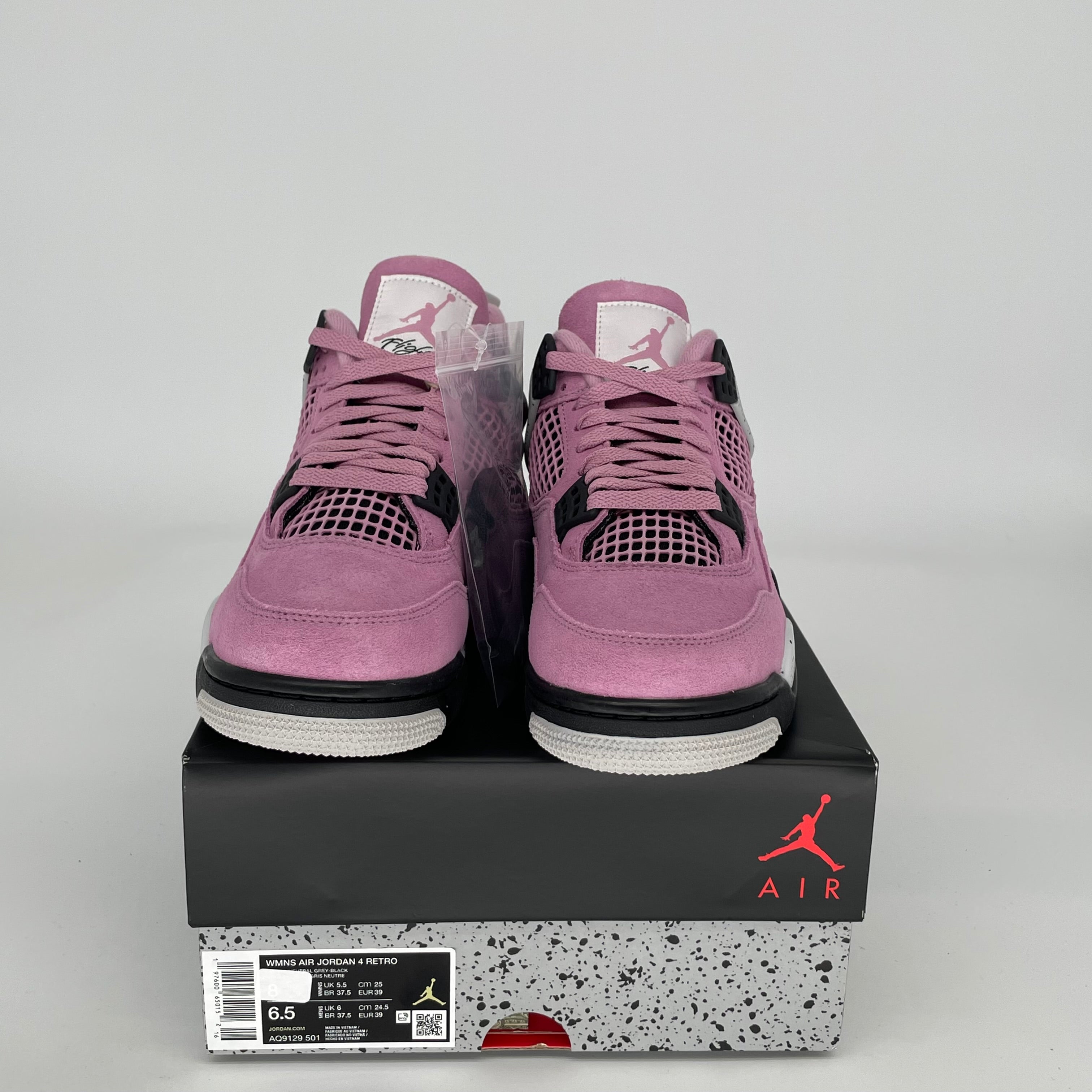 AIR JORDAN 4 ORCHID Women's Sneakers - Size 6.5/8W (AQ9129-501) | Retro Basketball Shoes for Women | Perfect for Streetwear, Gym & Casual Fashion