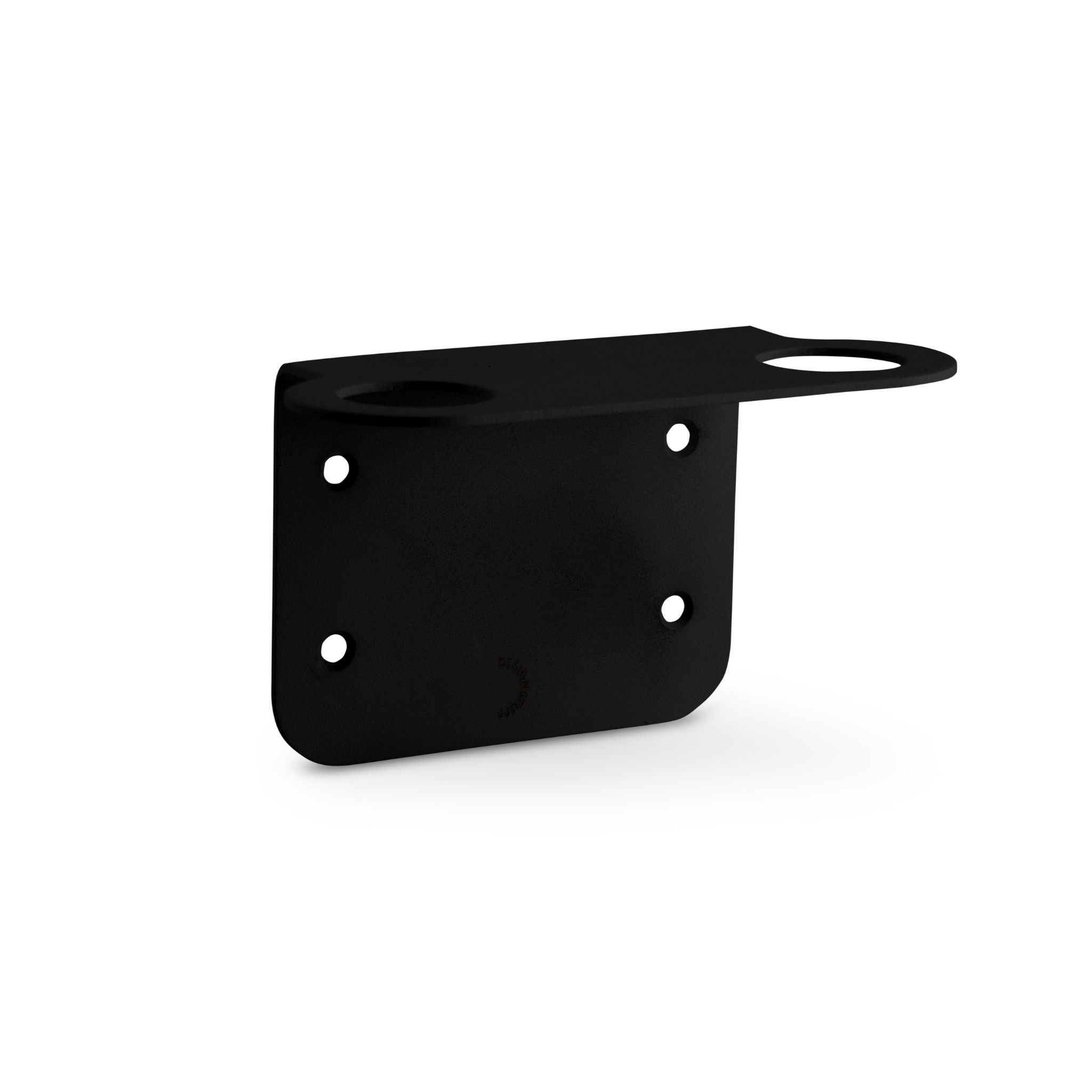 Floating Dual Soap Dispenser Holder - Modern Bathroom Organizer for Sink Countertop | Black Soap Dispenser Stand for Liquid Hand Soap & Lotion | Perfect for Kitchen, Bathroom, and Guest Room Decor