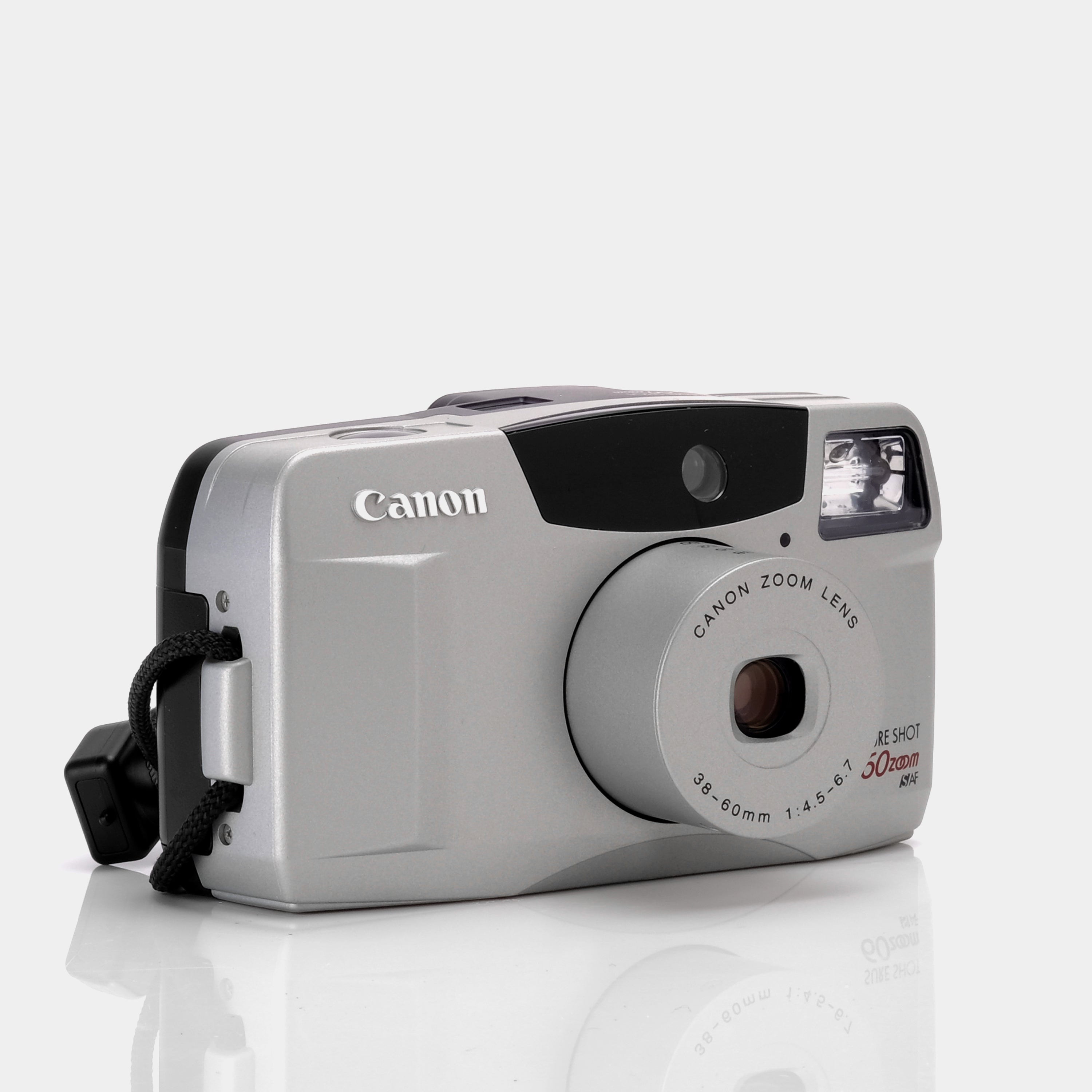Canon Sure Shot 60 Zoom 35mm Film Camera - Vintage Point & Shoot Camera with 38-60mm Zoom Lens for Travel, Street Photography & Everyday Use