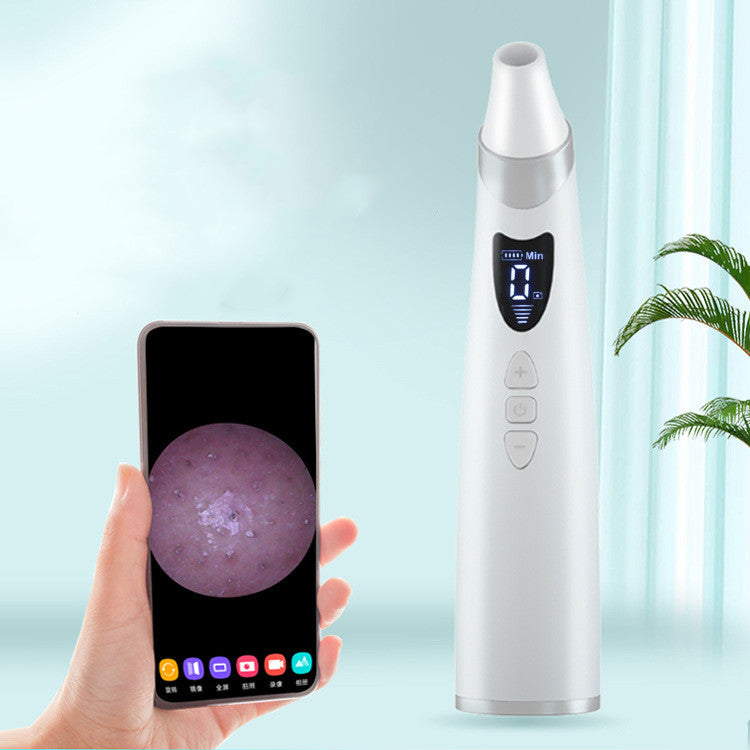 Electric Blackhead Remover Vacuum Suction Tool - Pore Cleaner for Face & Nose, Skin Care Equipment for Deep Cleansing - Perfect for Home Spa & Acne Treatment