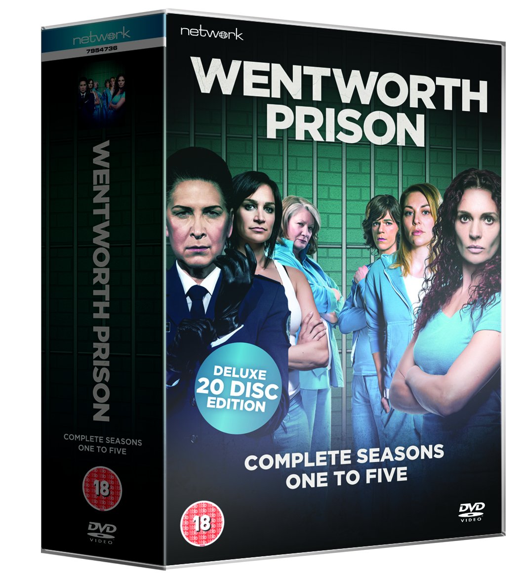 Wentworth Prison: Complete Seasons 1-5 DVD Box Set | Award-Winning Australian Drama Series | Perfect for Binge-Watching & Prison Drama Fans