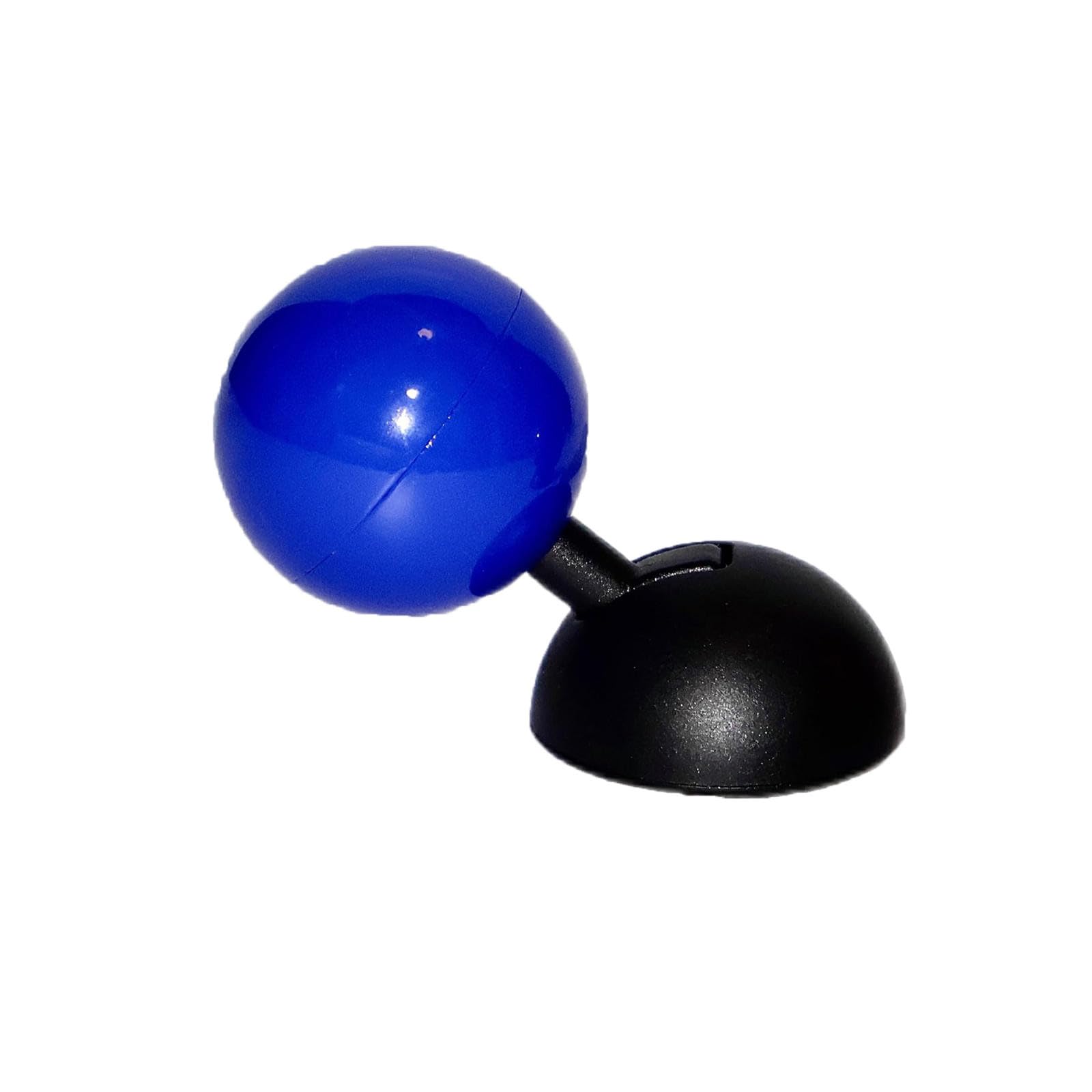 Premium Car Push Start Button Cover - Full Metal Ball-bar Automotive Decorative Lever (Blue) | Universal Engine Start Stop Button Protector | Perfect for Daily Driving & Car Customization