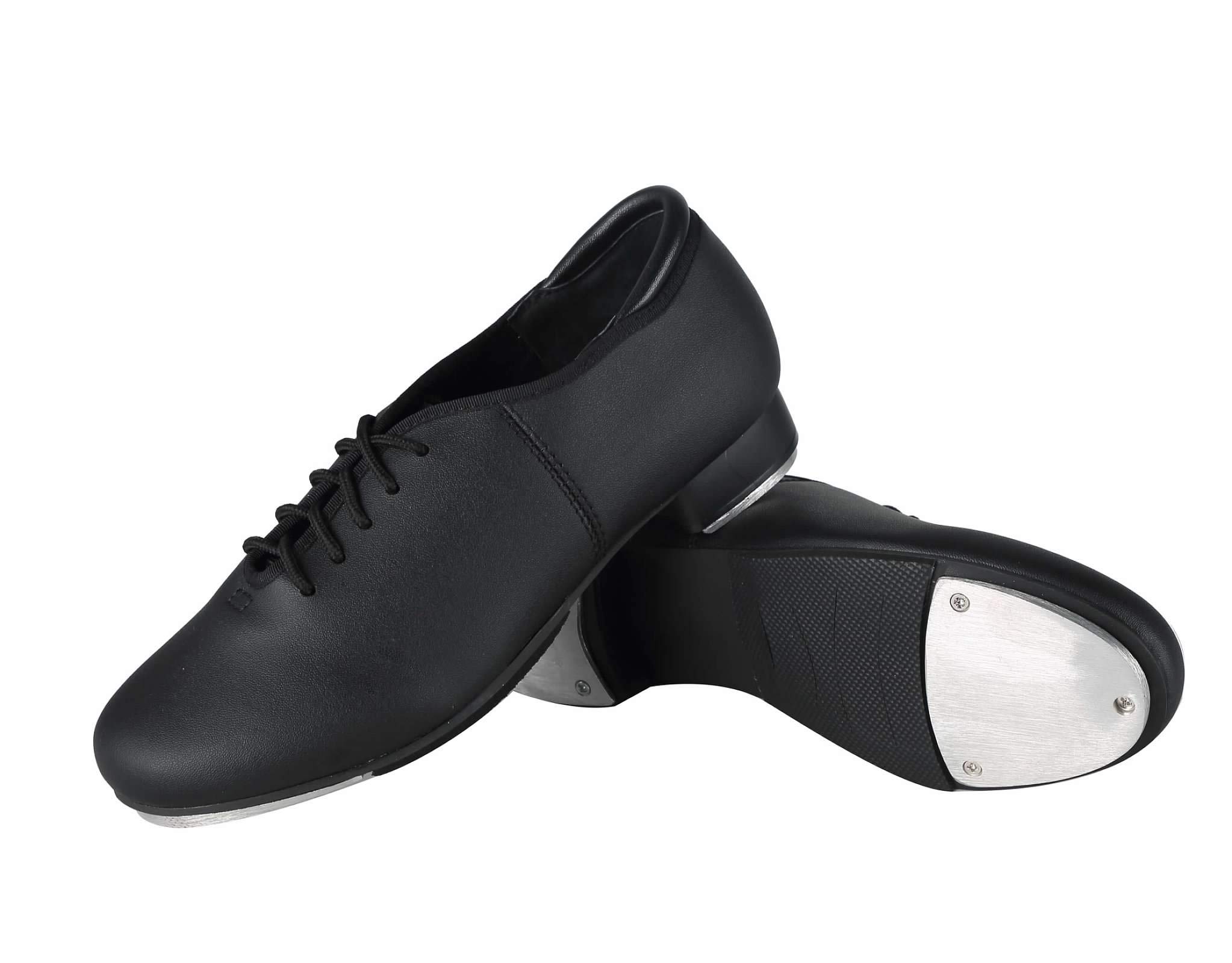 Dynadans Synthetic Leather Lace-Up Tap Dance Shoes for Women & Men - Professional Dance Shoes for Tap, Jazz, and Broadway Performances