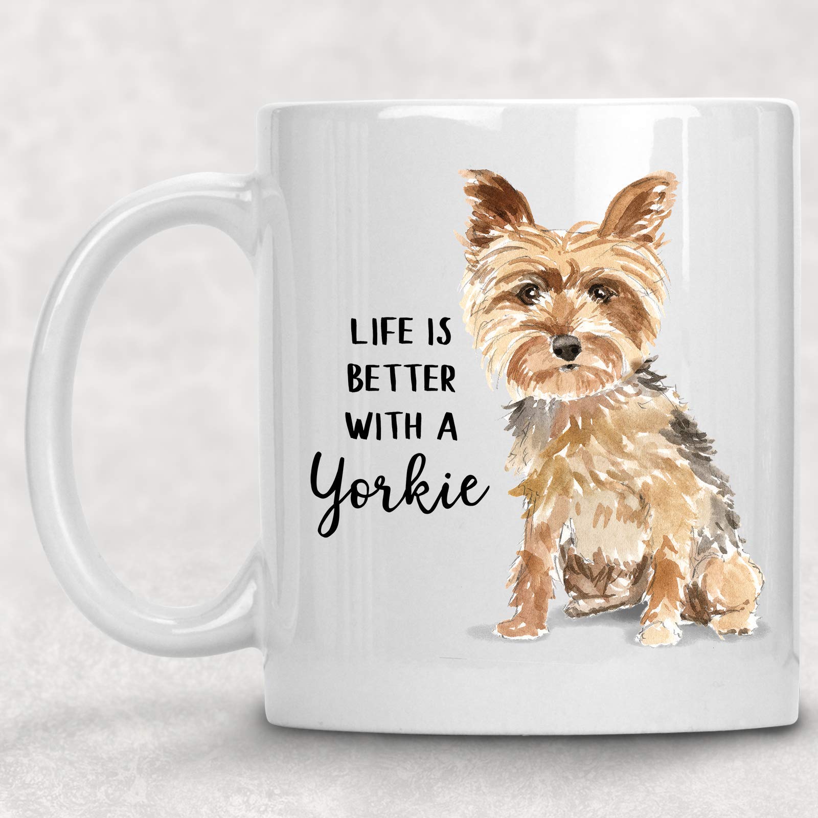 Yorkie Lover Coffee Mug - Yorkshire Terrier Dog Themed Ceramic Cup for Tea & Coffee | Perfect Gift for Dog Owners & Pet Lovers | Ideal for Home, Office & Gifts